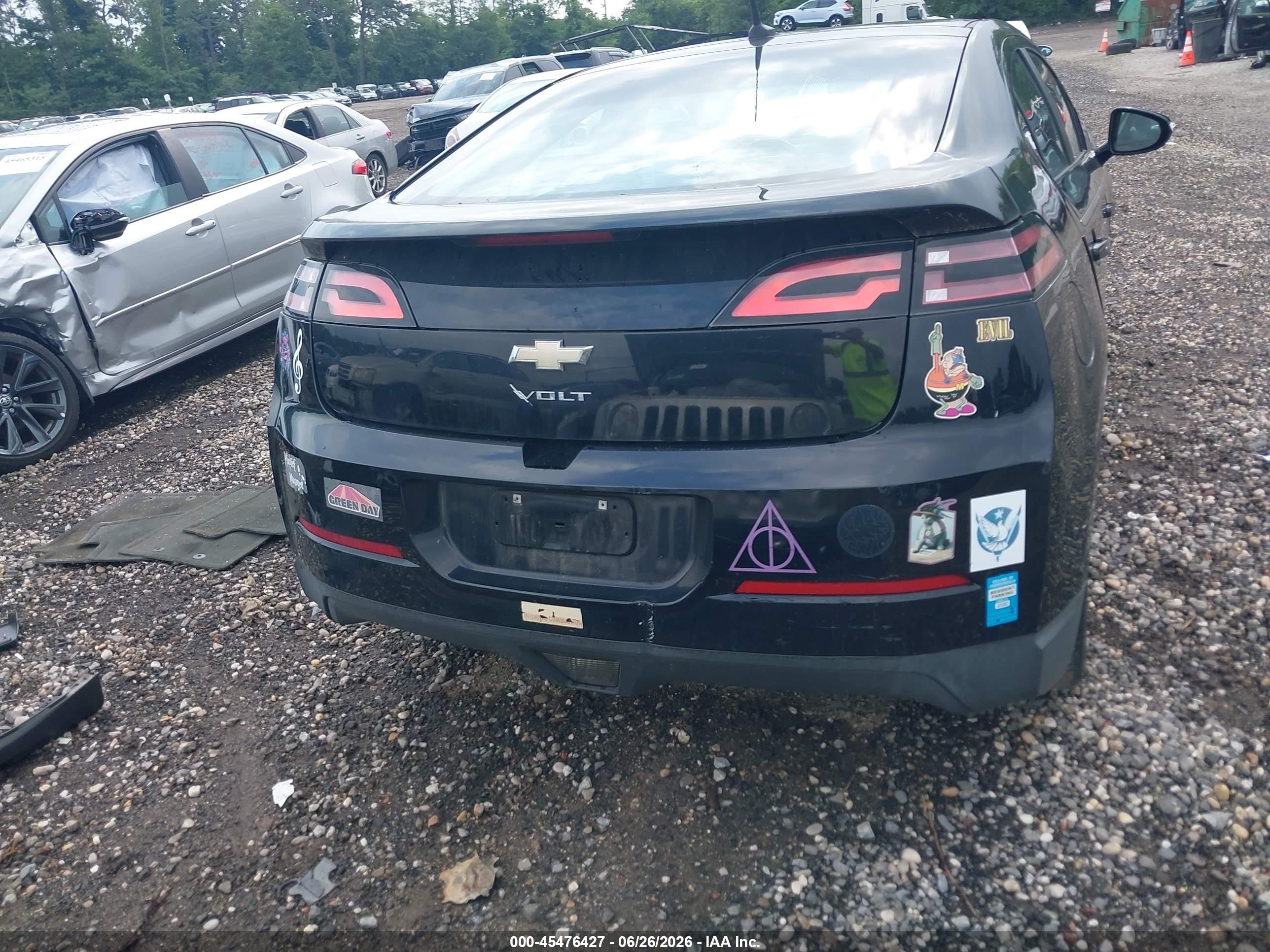 2013 Chevrolet Volt   Black vin: 1G1RD6E41DU106877