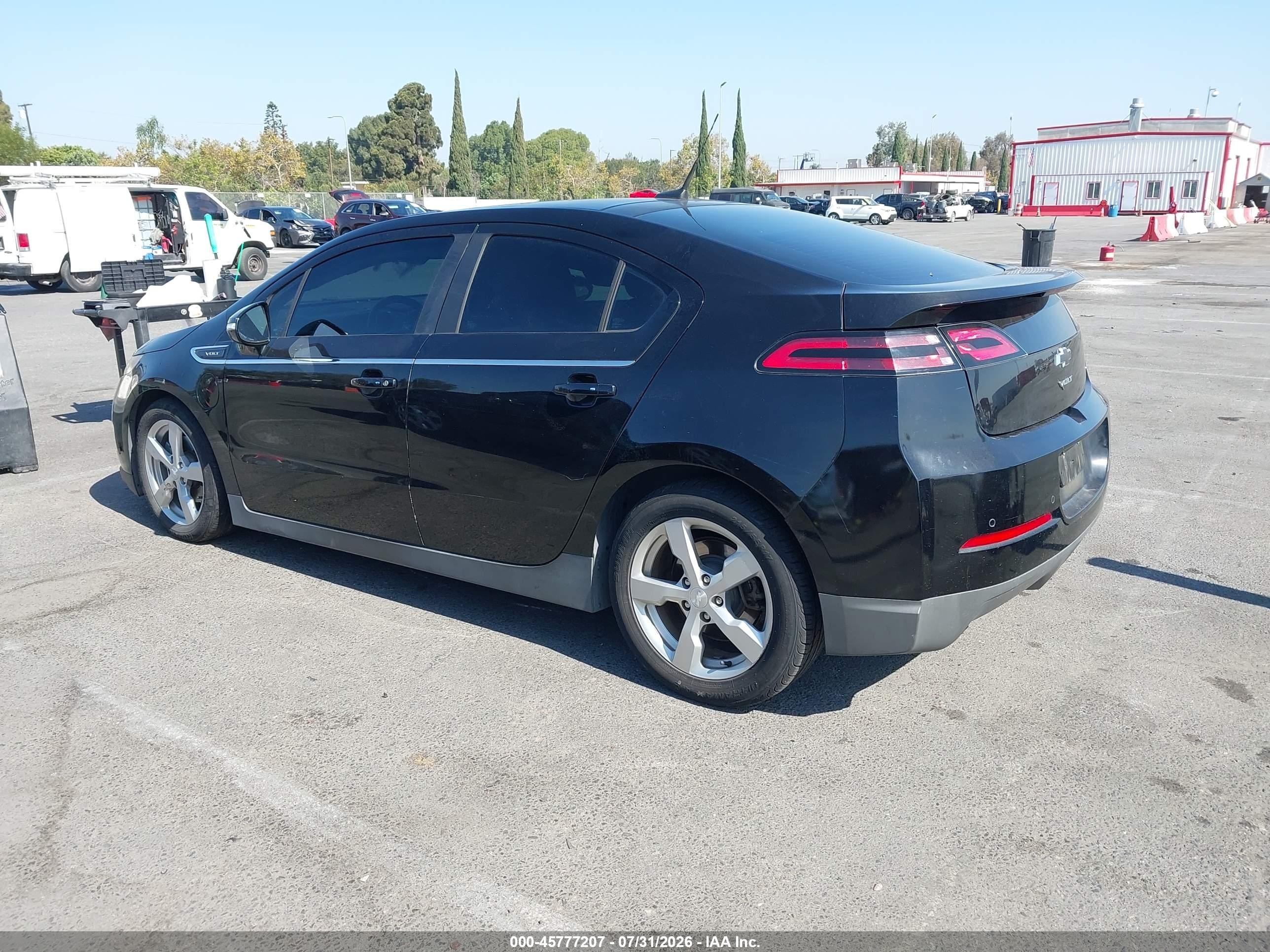 2012 Chevrolet Volt   Black vin: 1G1RD6E42CU108667