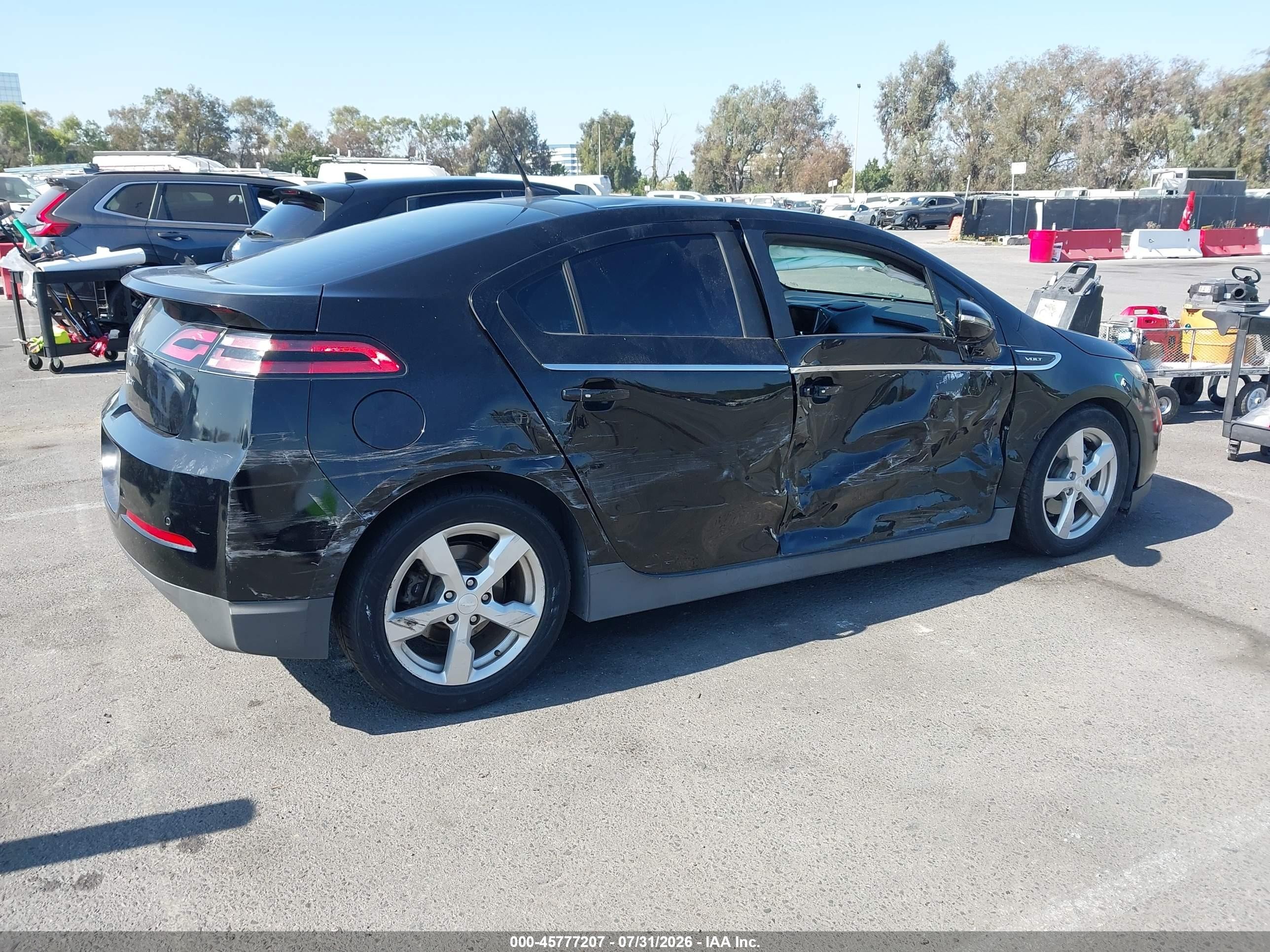 2012 Chevrolet Volt   Black vin: 1G1RD6E42CU108667