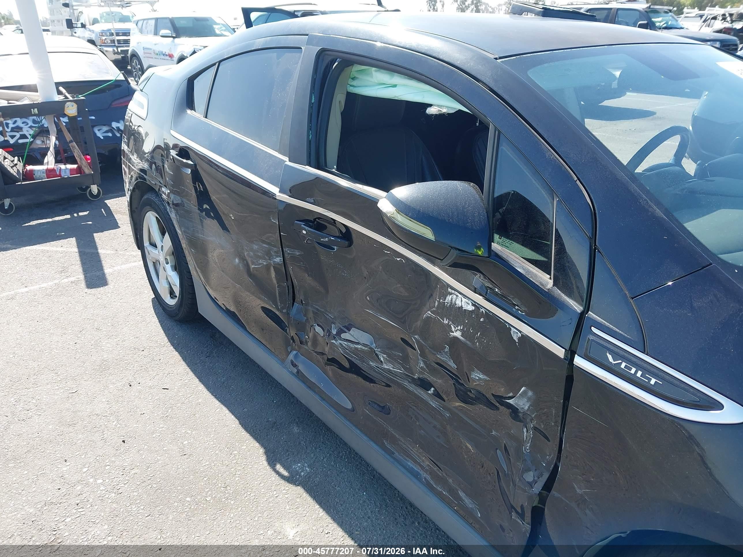 2012 Chevrolet Volt   Black vin: 1G1RD6E42CU108667