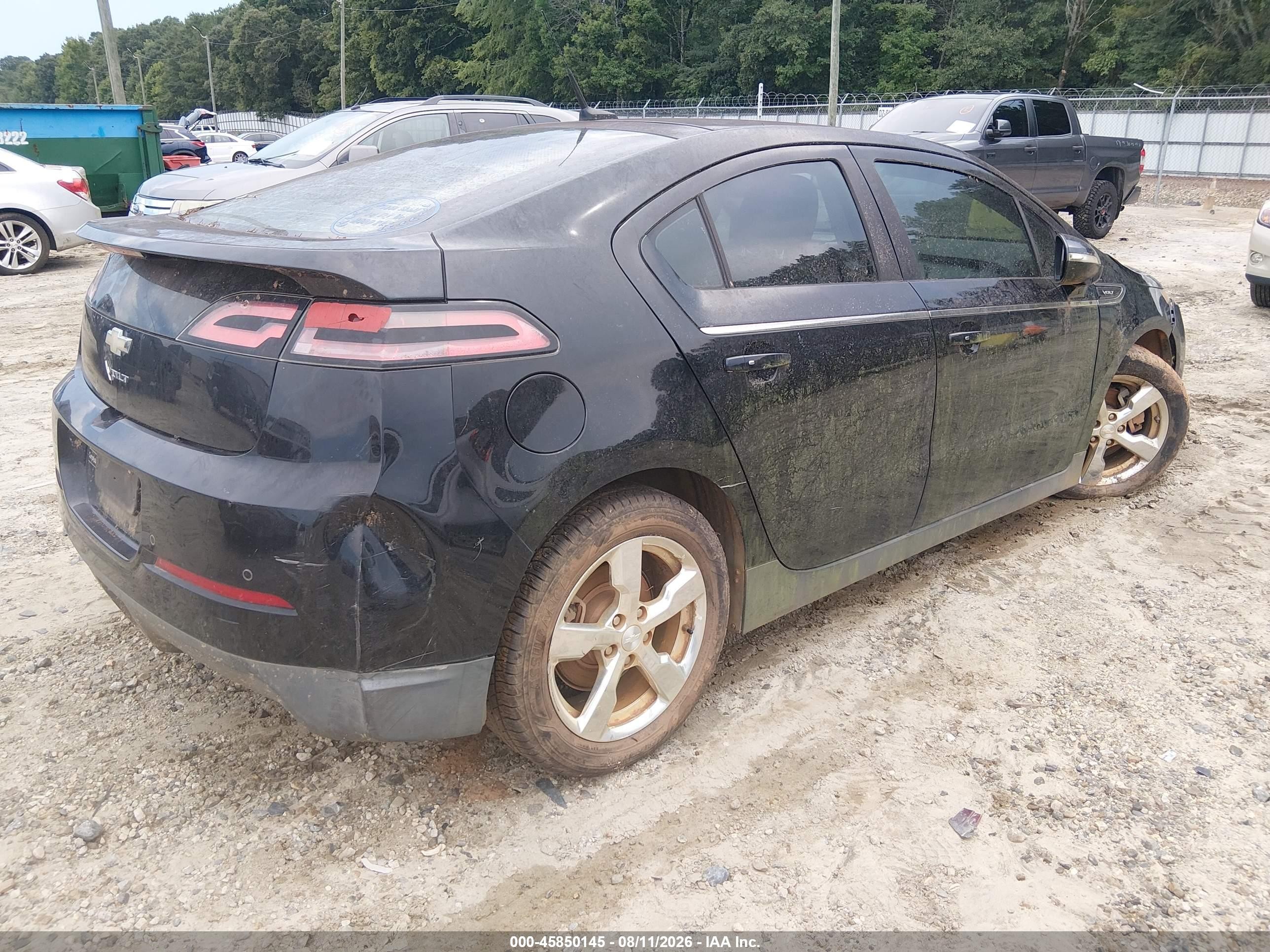 2012 Chevrolet Volt   Black vin: 1G1RD6E42CU110869