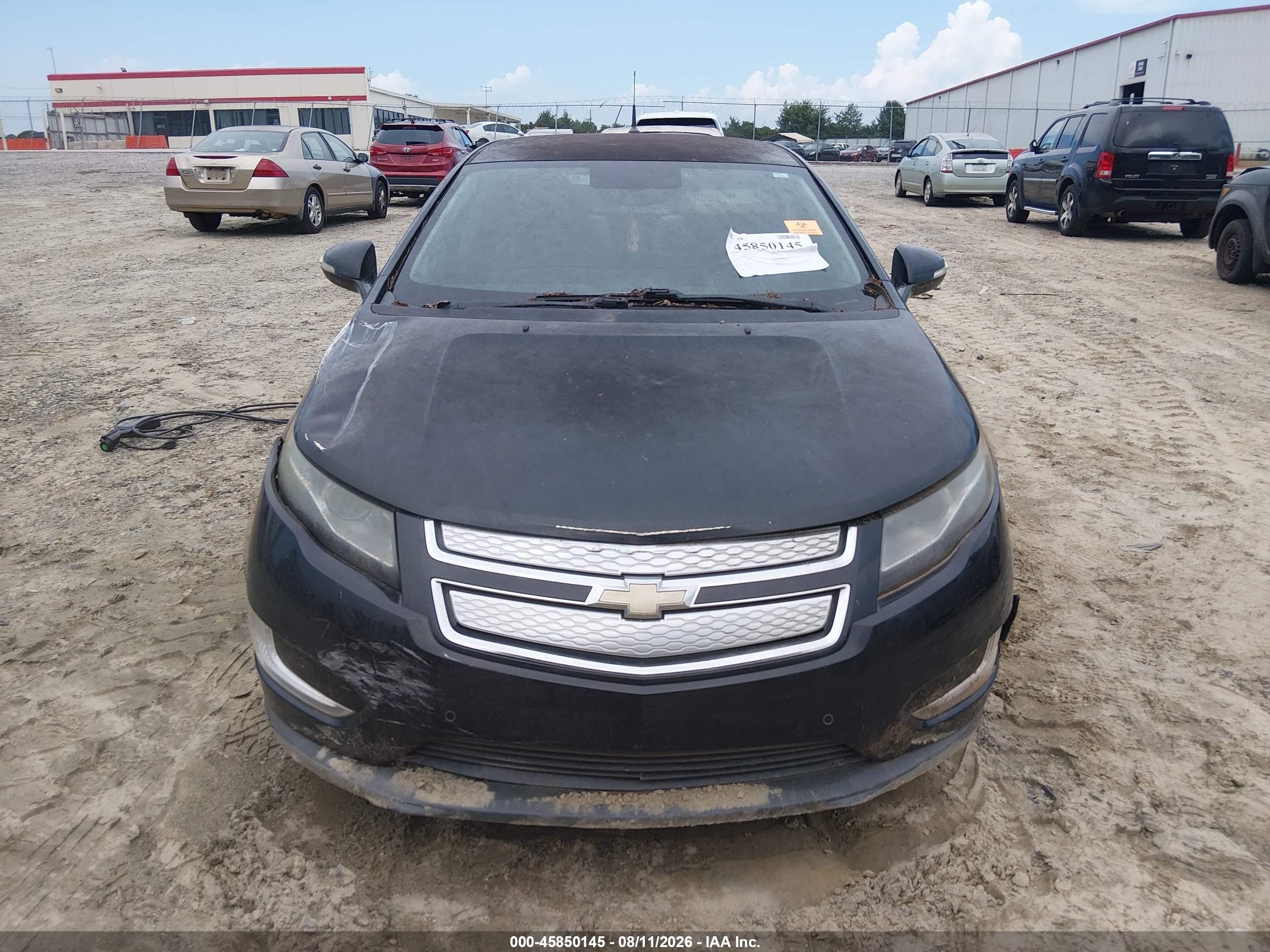 2012 Chevrolet Volt   Black vin: 1G1RD6E42CU110869