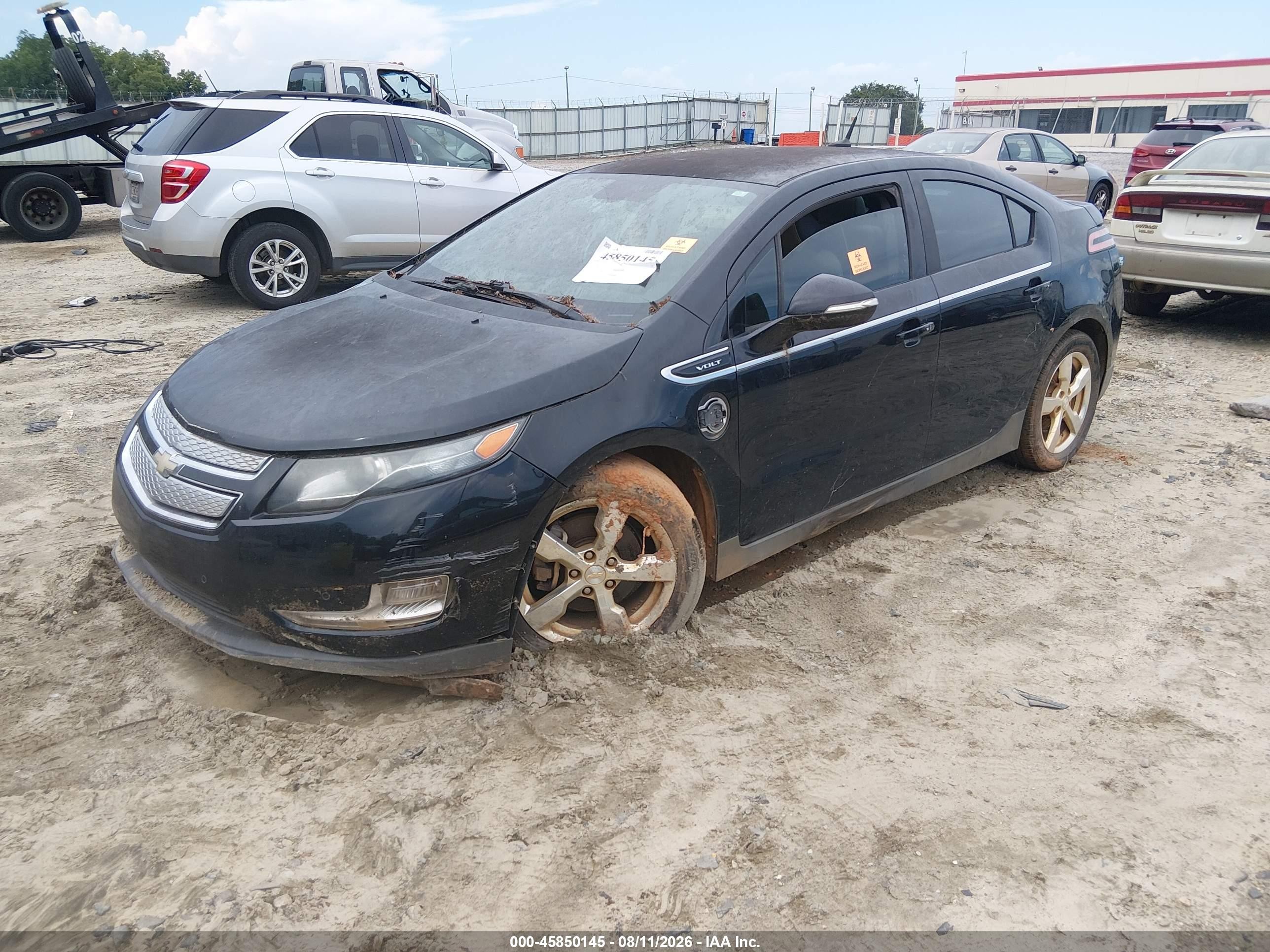 2012 Chevrolet Volt   Black vin: 1G1RD6E42CU110869