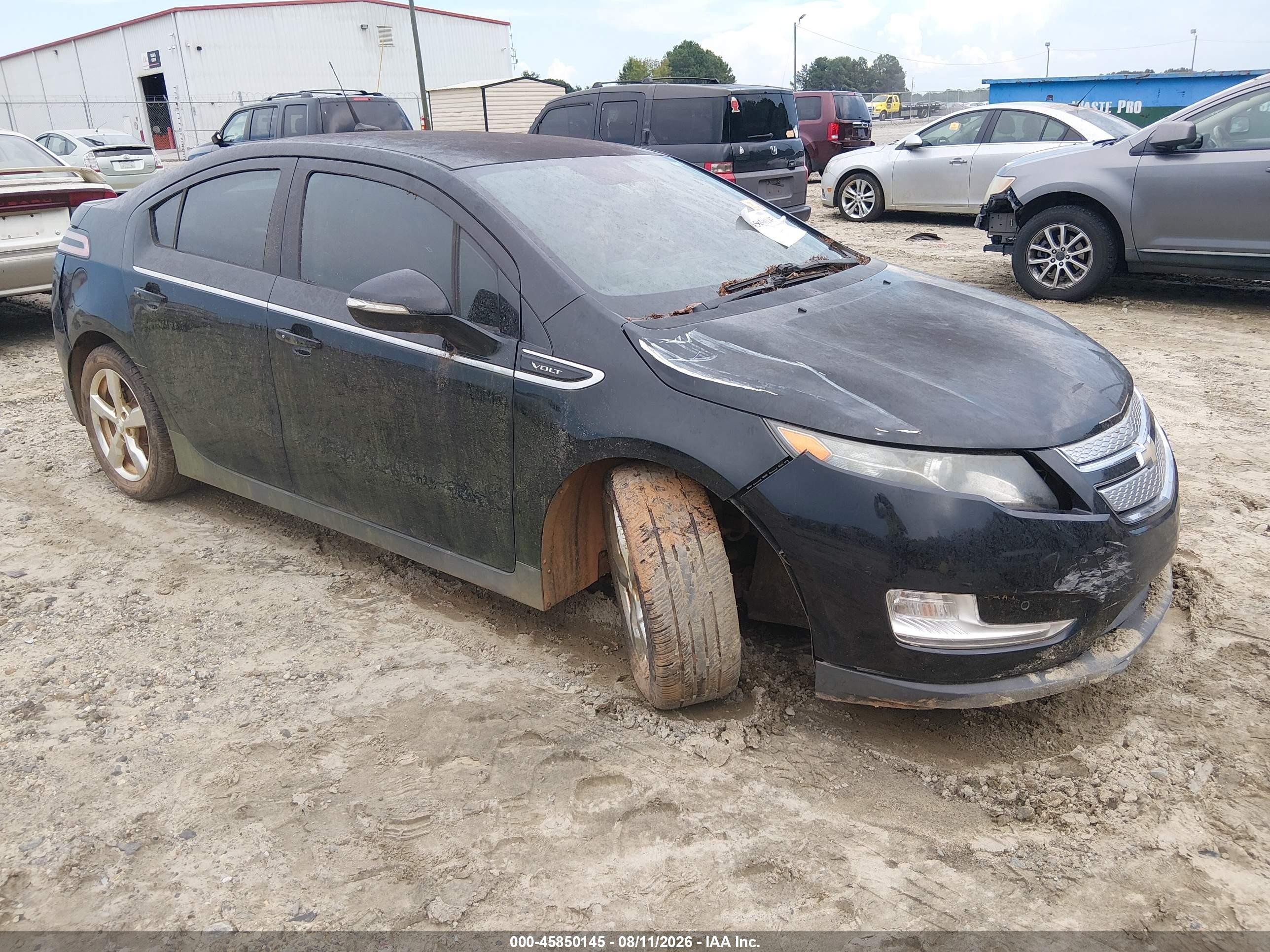 2012 Chevrolet Volt   Черный vin: 1G1RD6E42CU110869