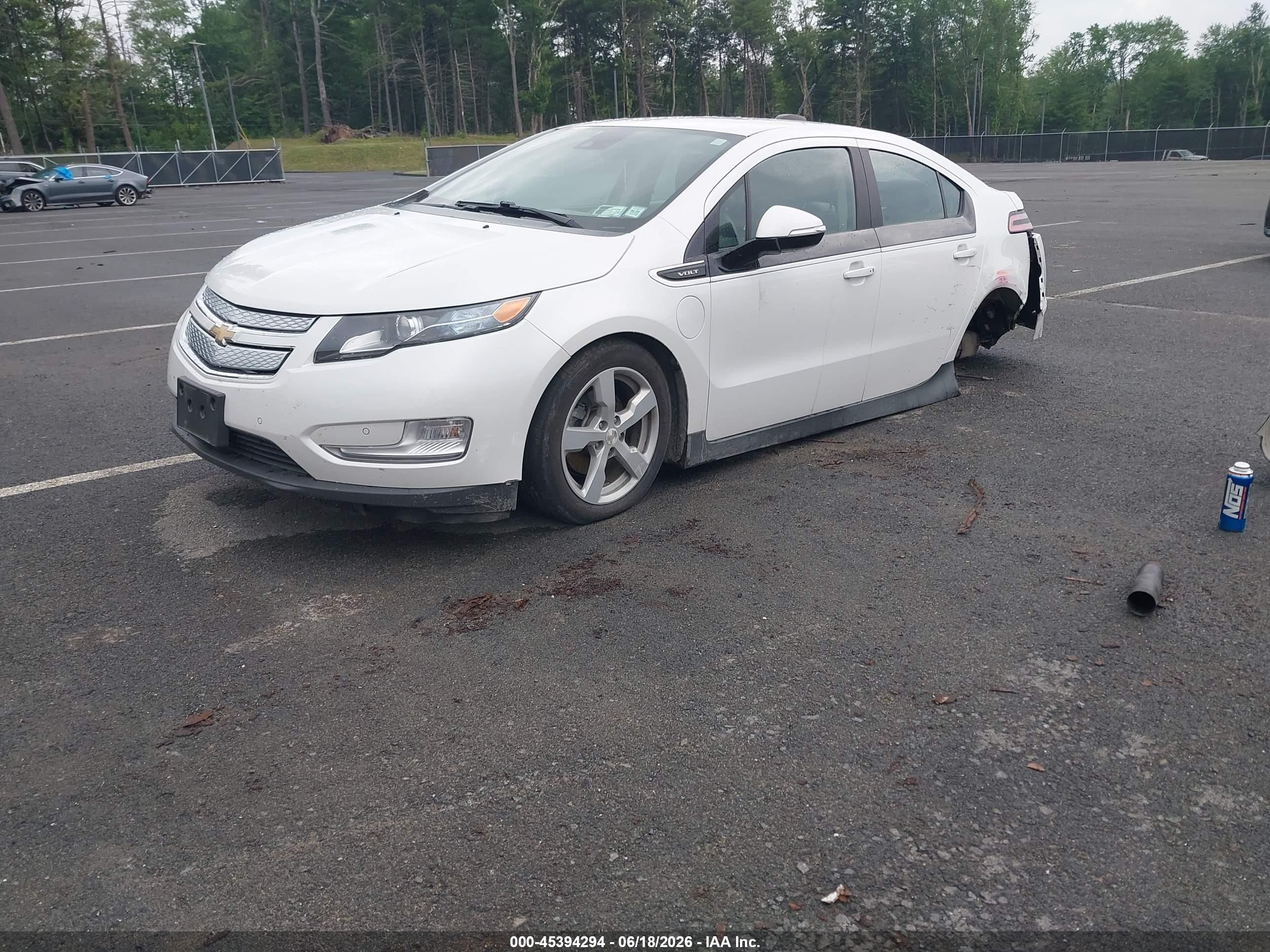 2015 Chevrolet Volt Белый vin: 1G1RD6E42FU122802