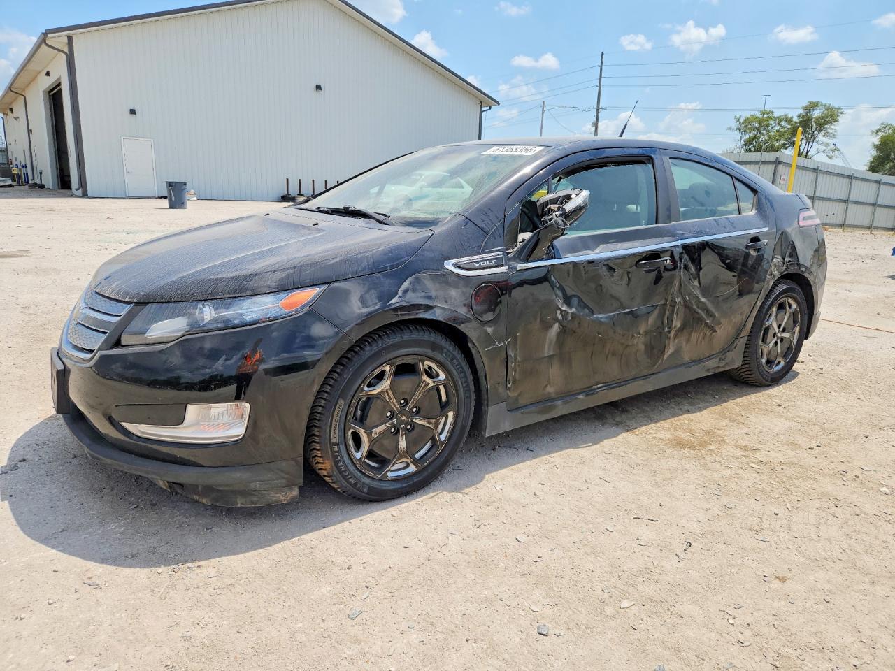 2013 Chevrolet Volt Черный vin: 1G1RD6E43DU110445