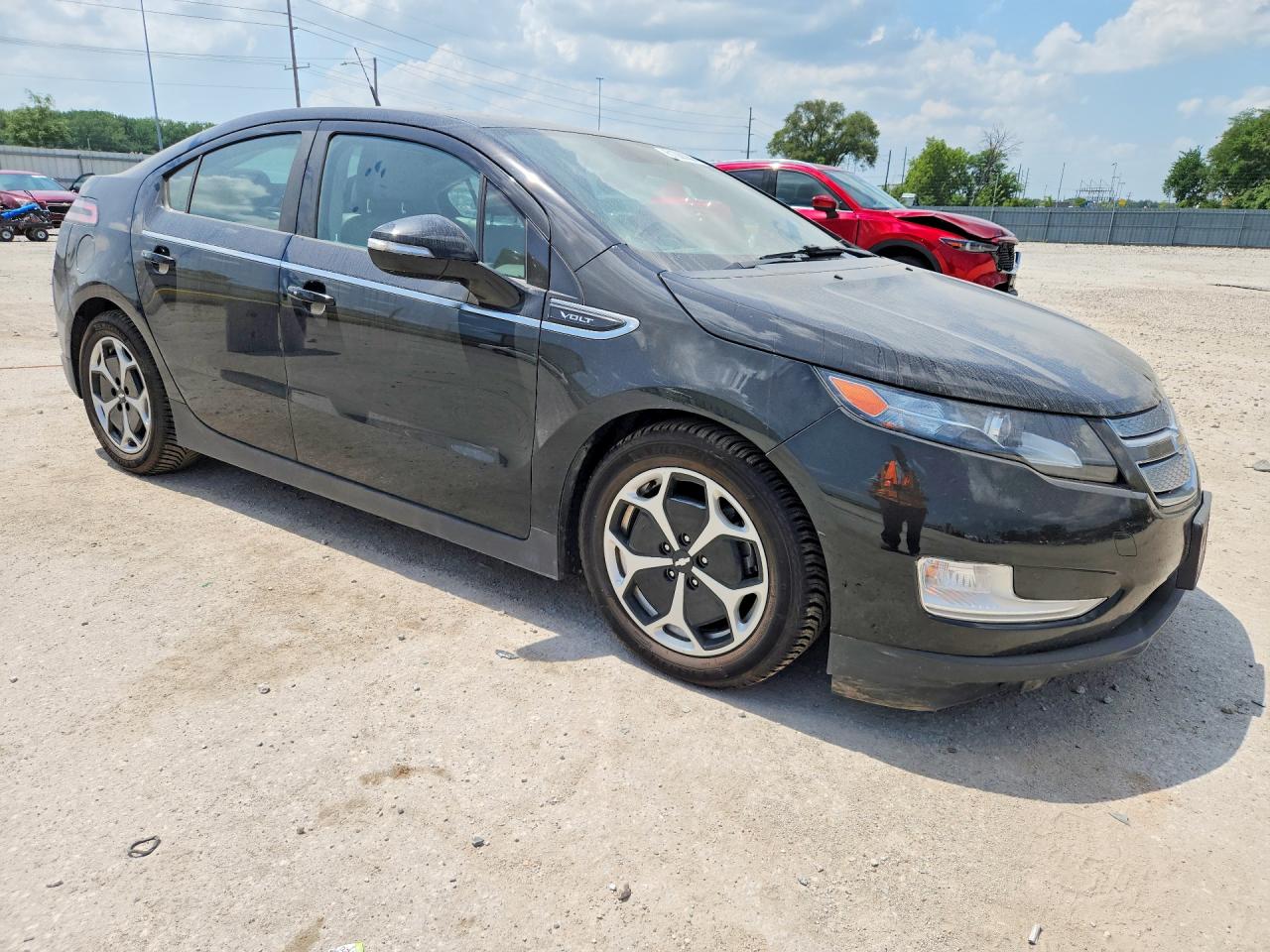 2013 Chevrolet Volt Черный vin: 1G1RD6E43DU110445