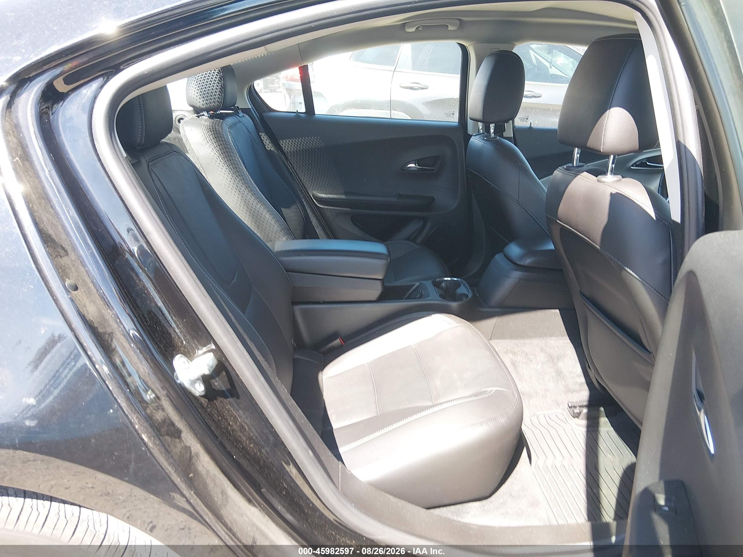 2015 Chevrolet Volt Black vin: 1G1RD6E43FU126647