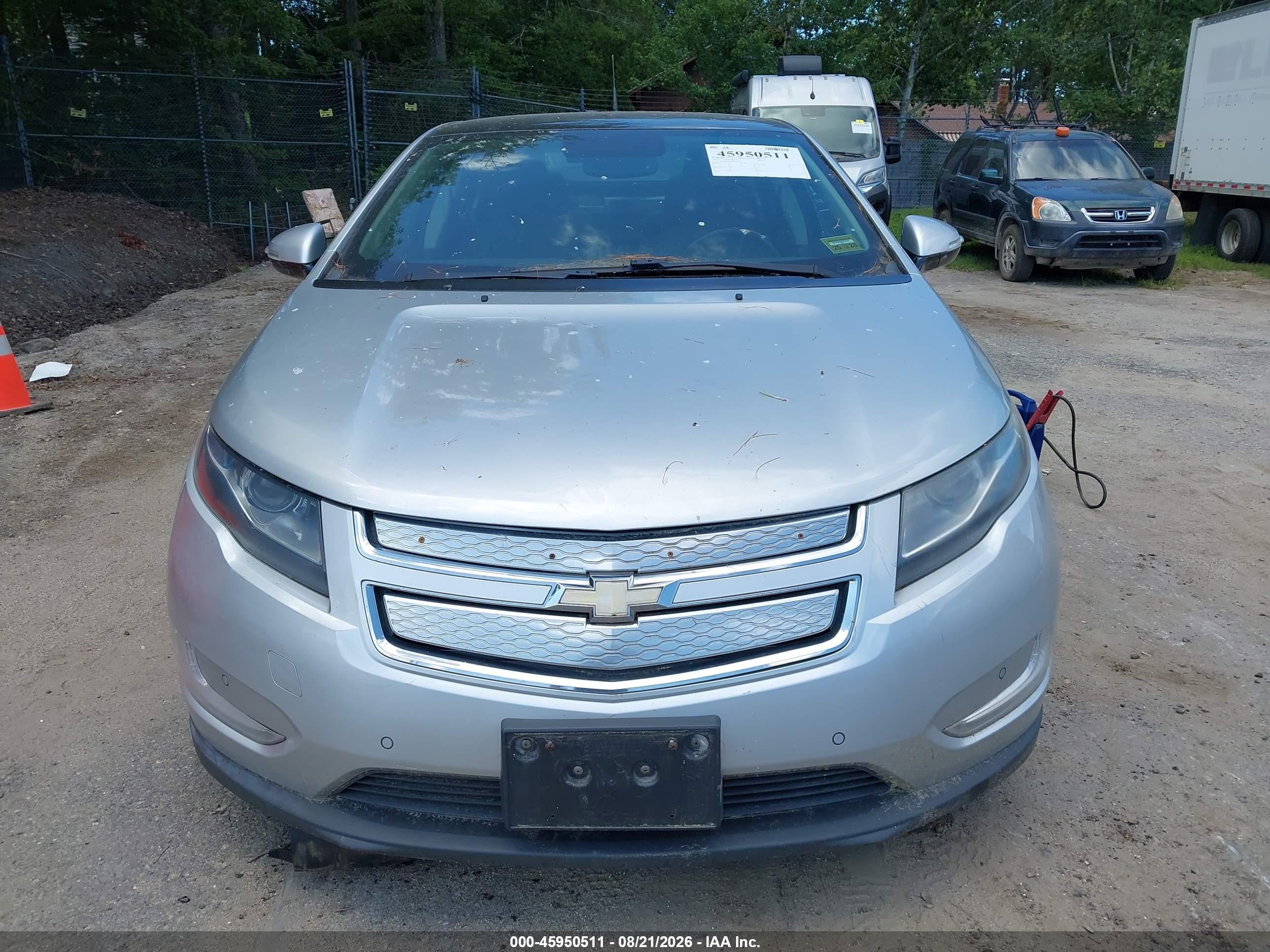 2011 Chevrolet Volt   Silver vin: 1G1RD6E44BU101265