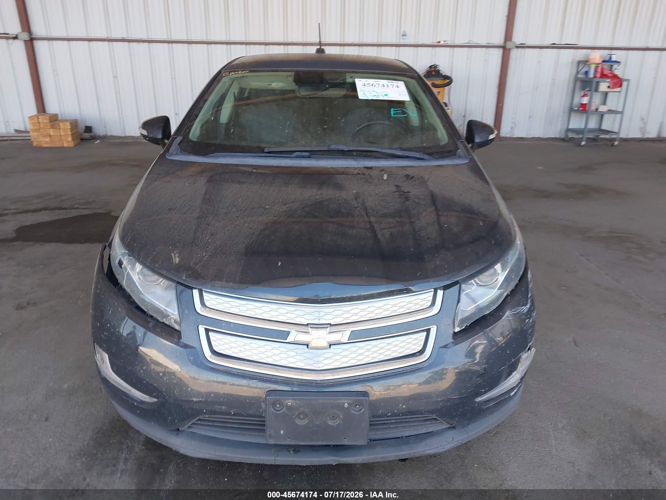2015 Chevrolet Volt   Серый vin: 1G1RD6E44FU128813