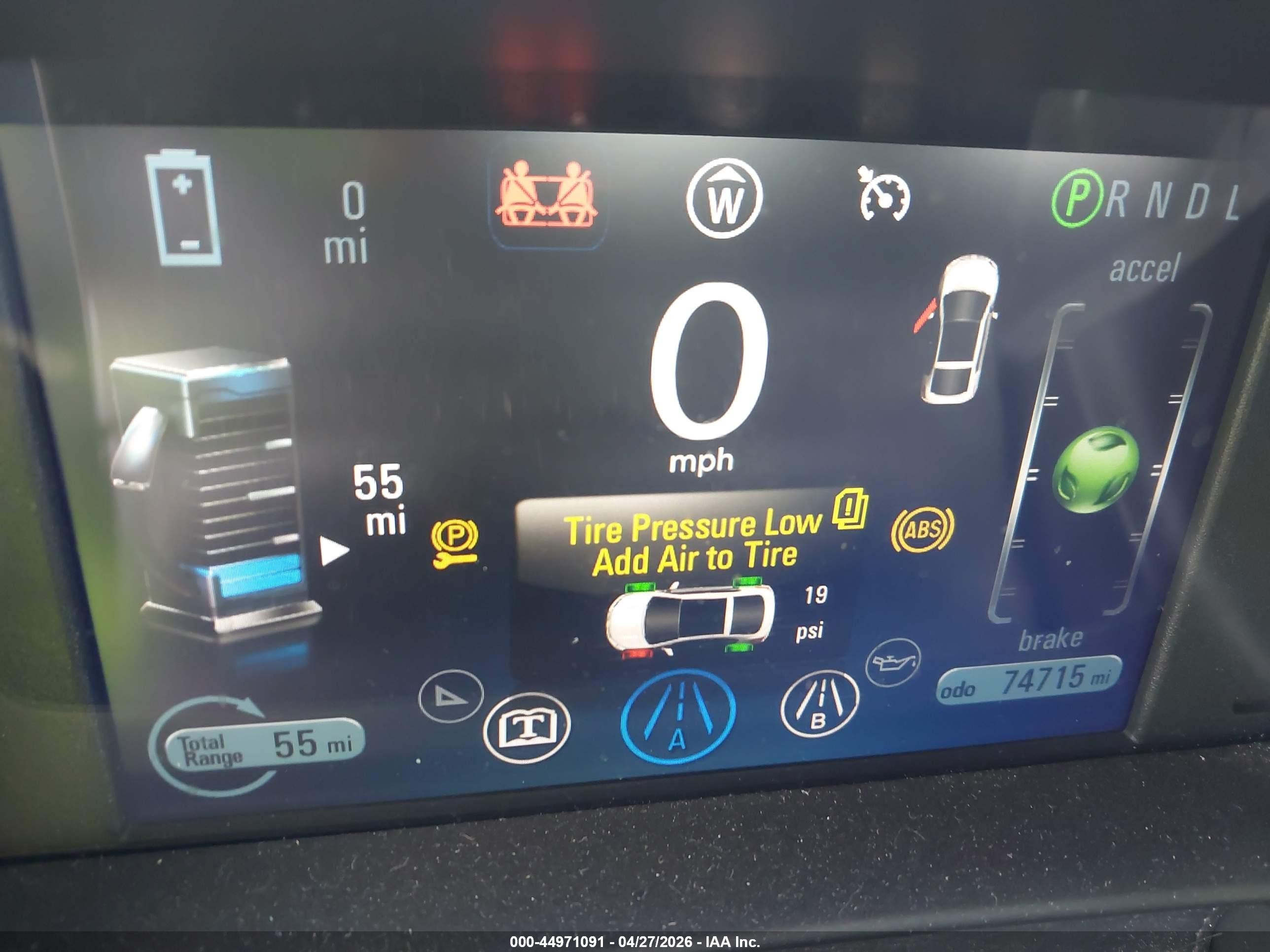 2011 Chevrolet Volt   Серебряный vin: 1G1RD6E45BU100156