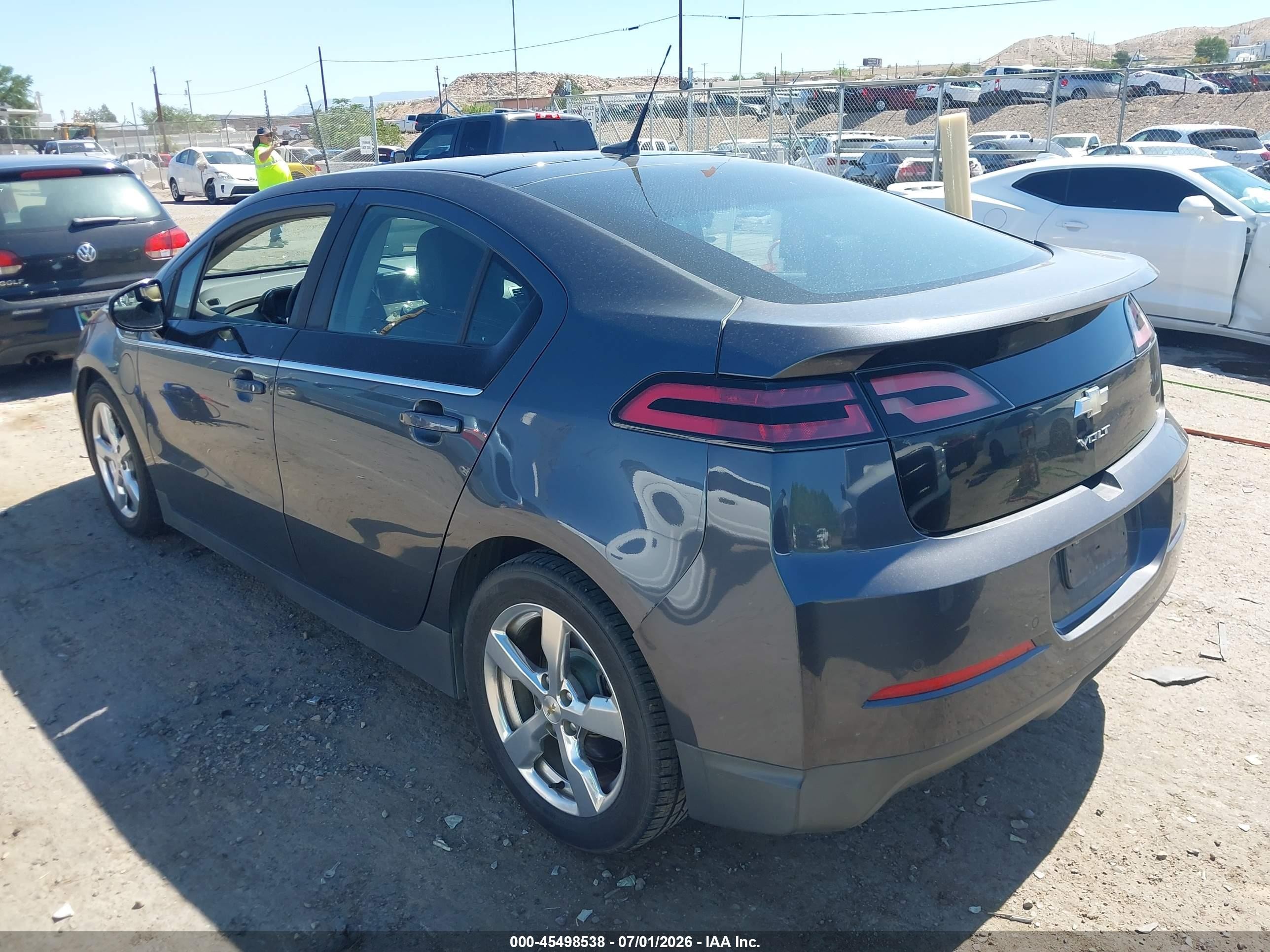 2011 Chevrolet Volt   Серый vin: 1G1RD6E45BU101078