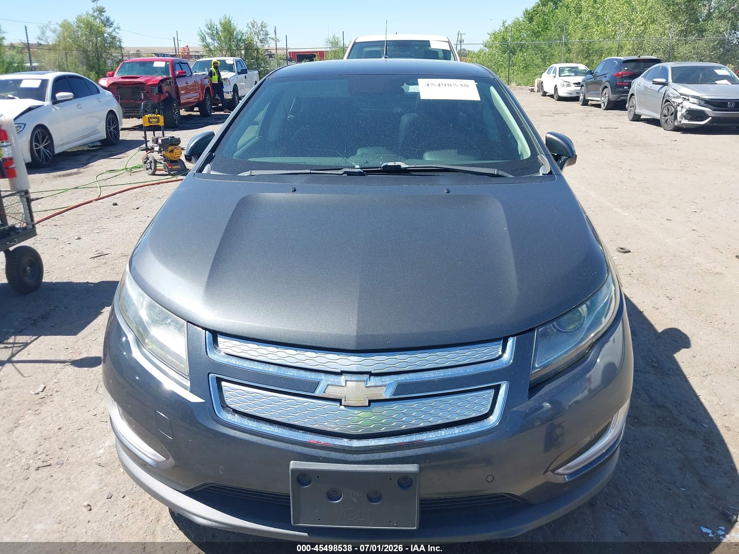 2011 Chevrolet Volt   Серый vin: 1G1RD6E45BU101078