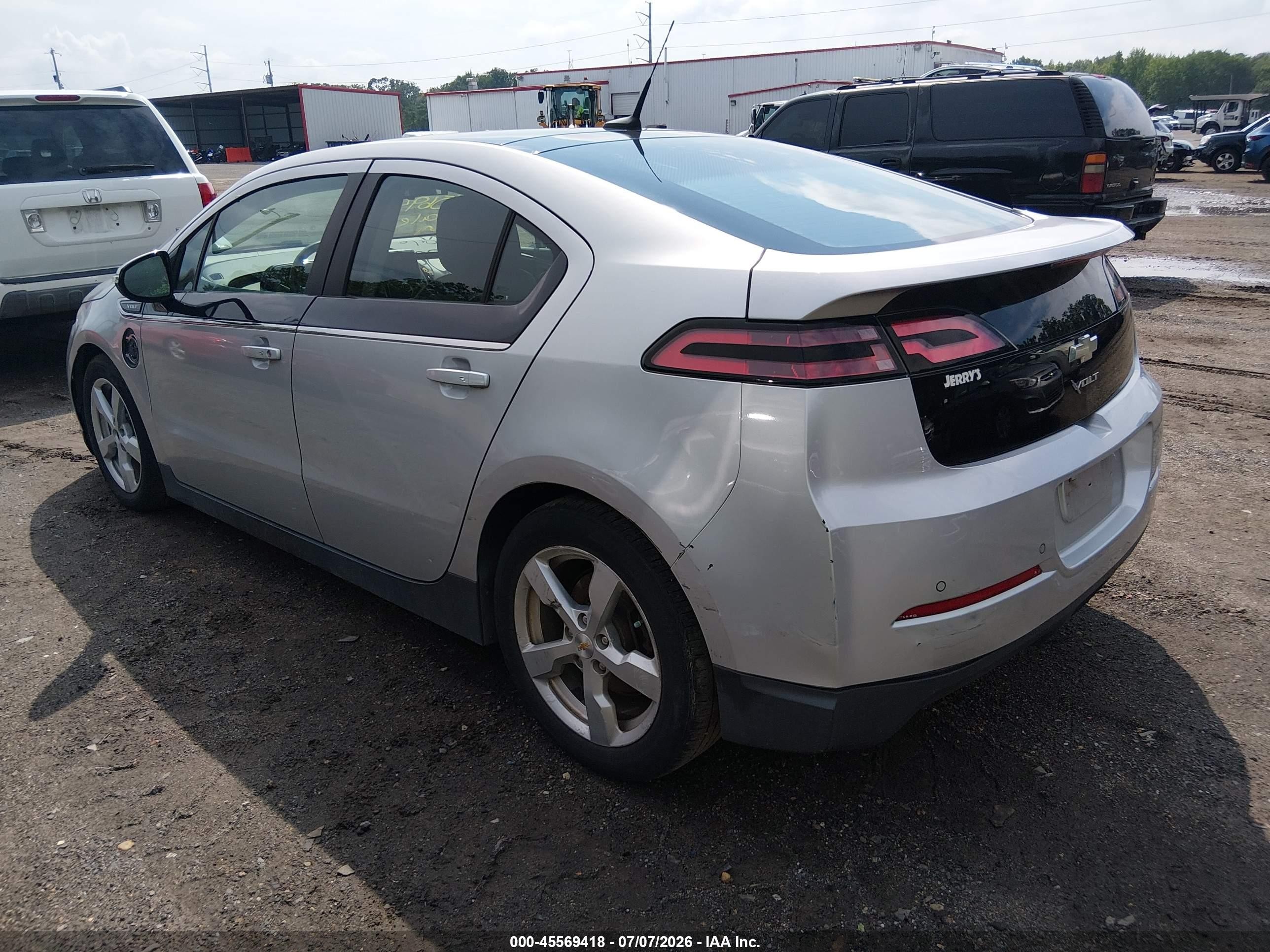 2012 Chevrolet Volt   Silver vin: 1G1RD6E45CU102846