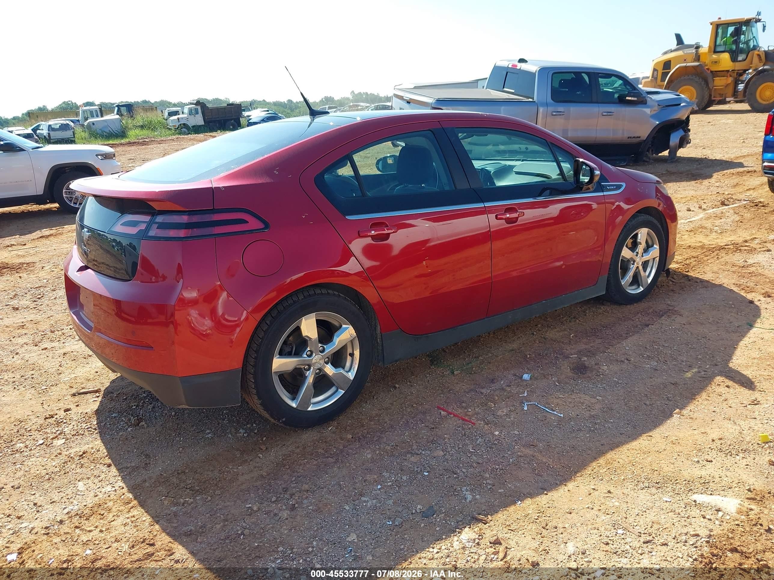 2012 Chevrolet Volt   Red vin: 1G1RD6E45CU104242