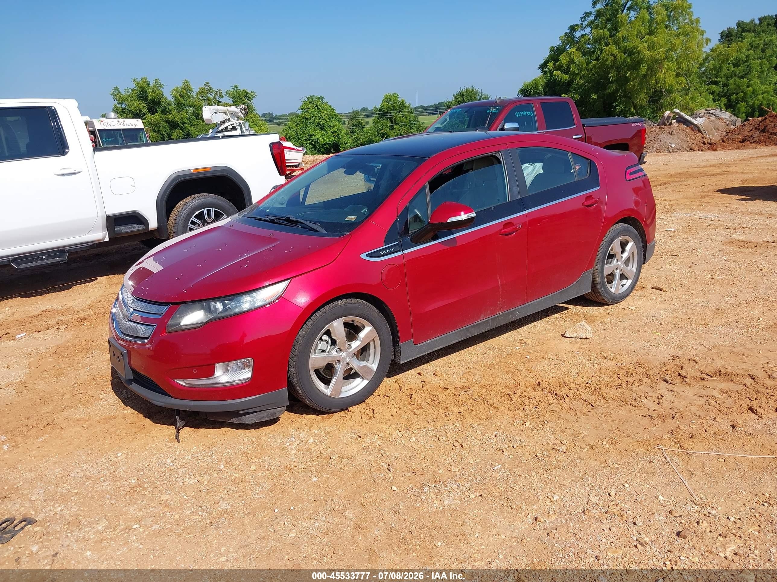 2012 Chevrolet Volt   Red vin: 1G1RD6E45CU104242