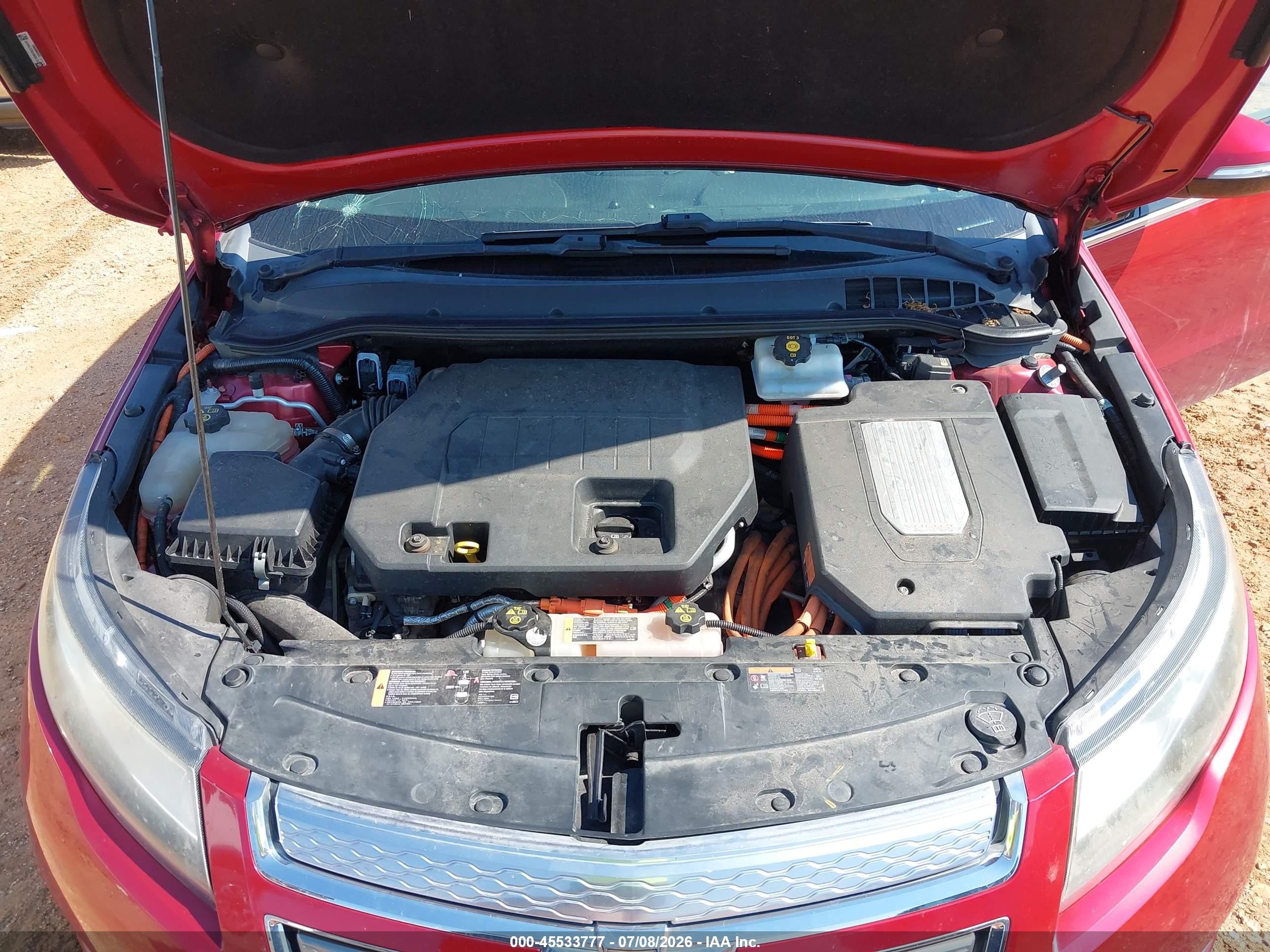 2012 Chevrolet Volt   Red vin: 1G1RD6E45CU104242