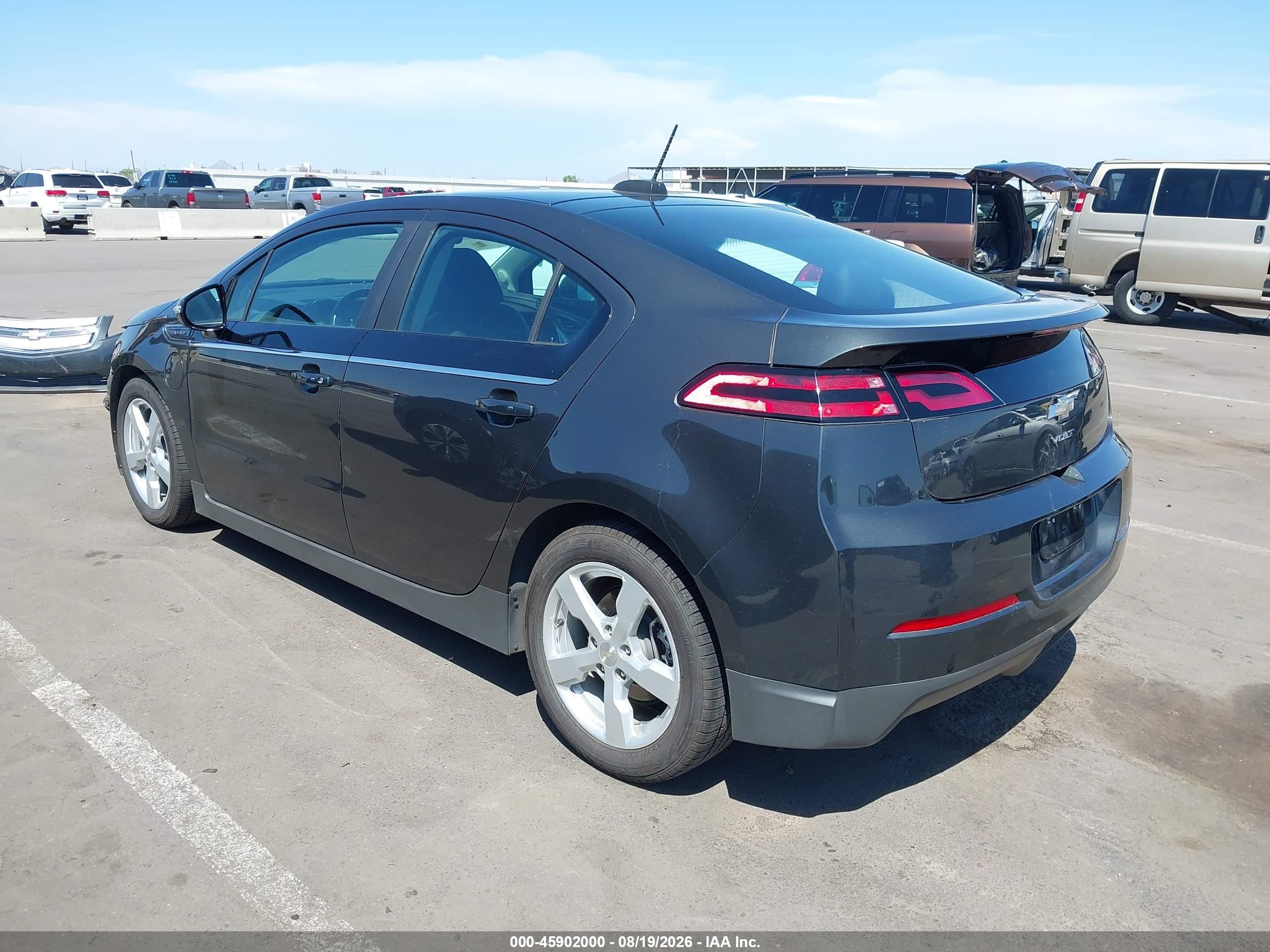 2015 Chevrolet Volt   Черный vin: 1G1RD6E45FU131123