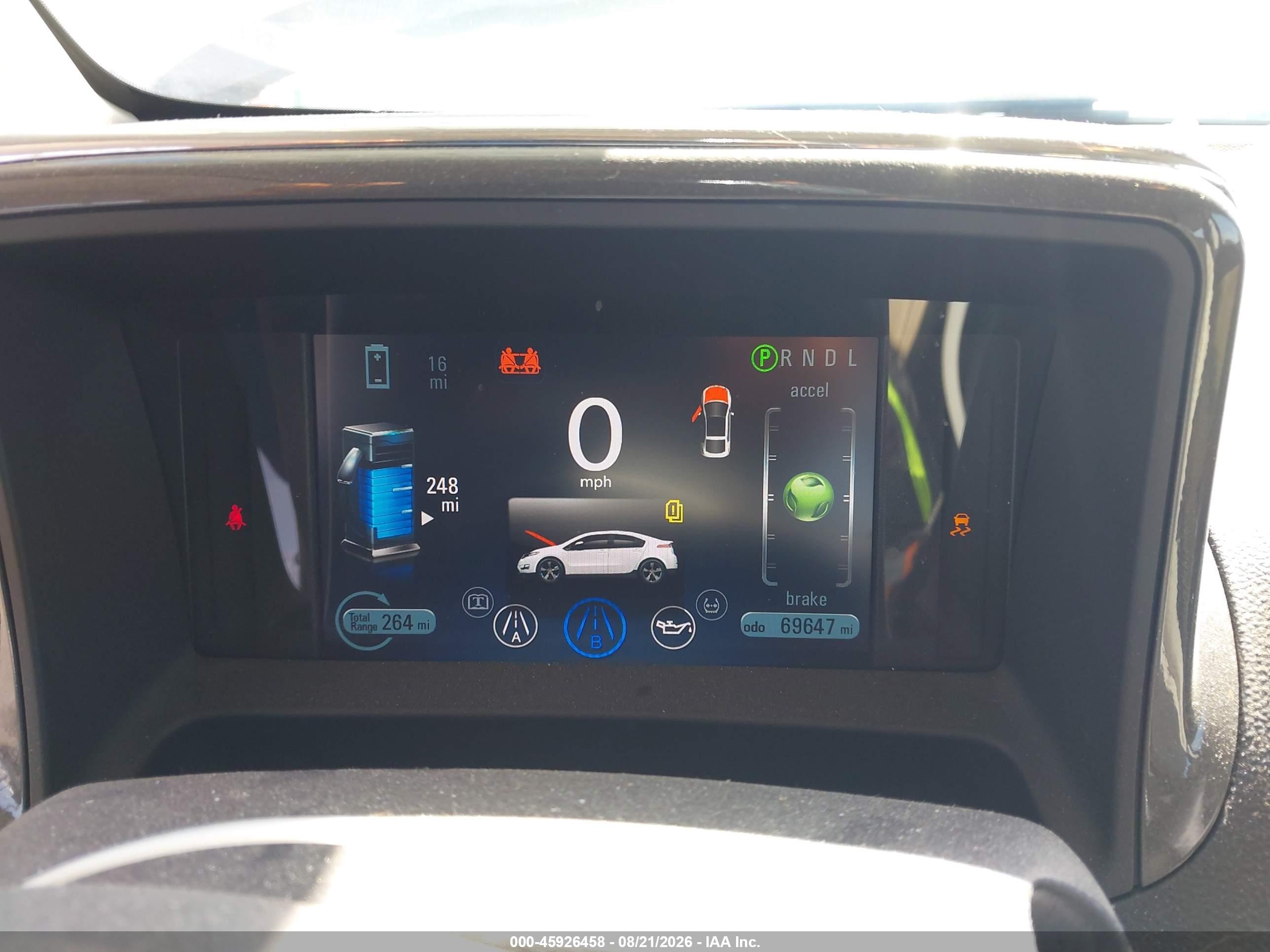 2011 Chevrolet Volt   Silver vin: 1G1RD6E46BU100649