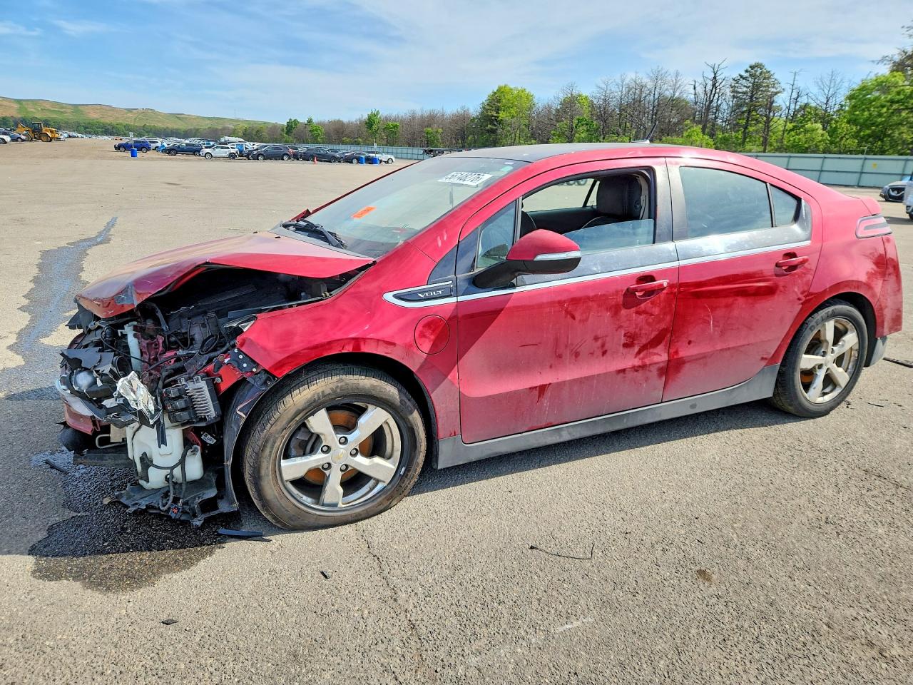 2011 Chevrolet Volt Red vin: 1G1RD6E46BU101011