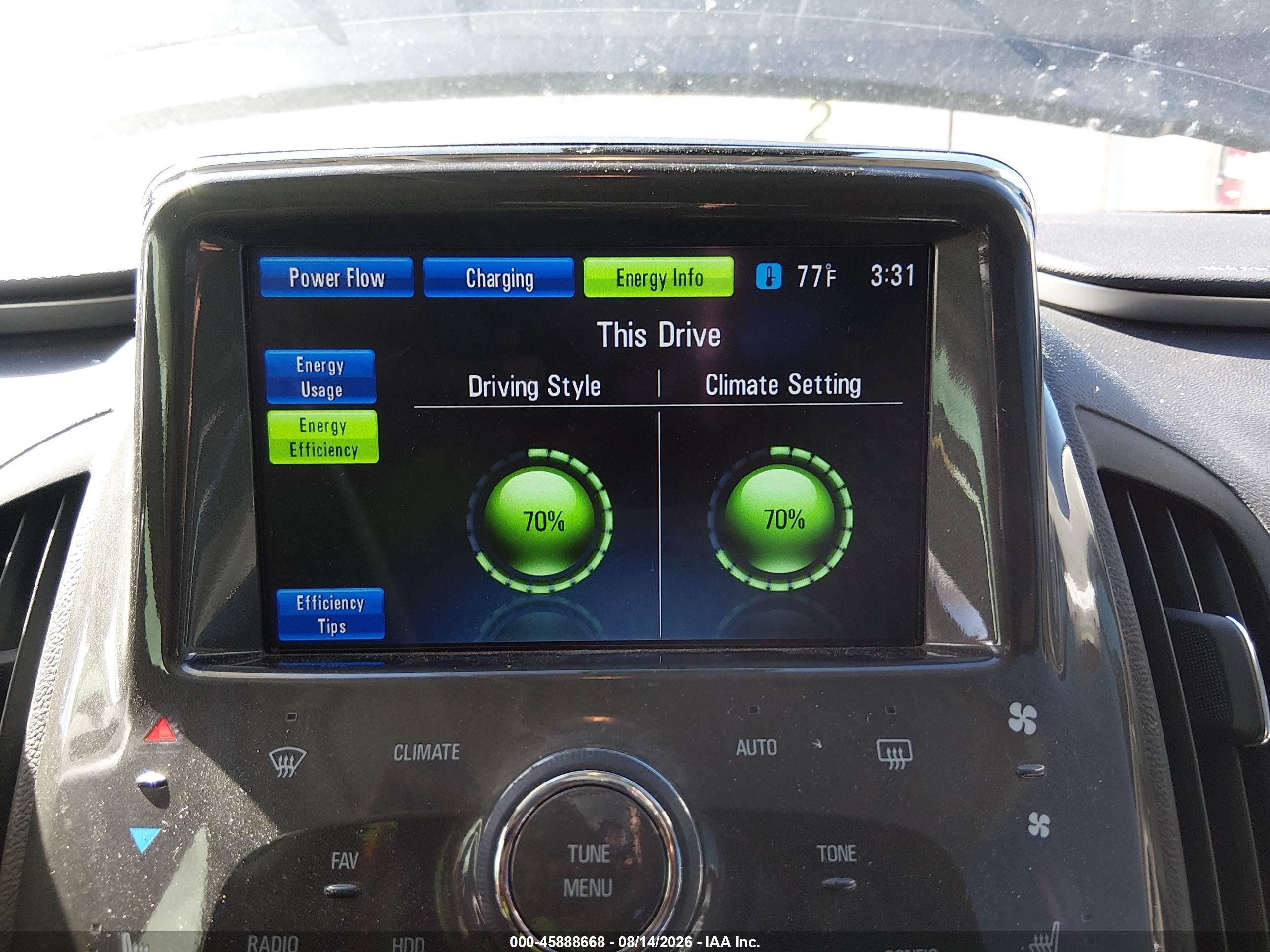 2011 Chevrolet Volt   Черный vin: 1G1RD6E46BU101879