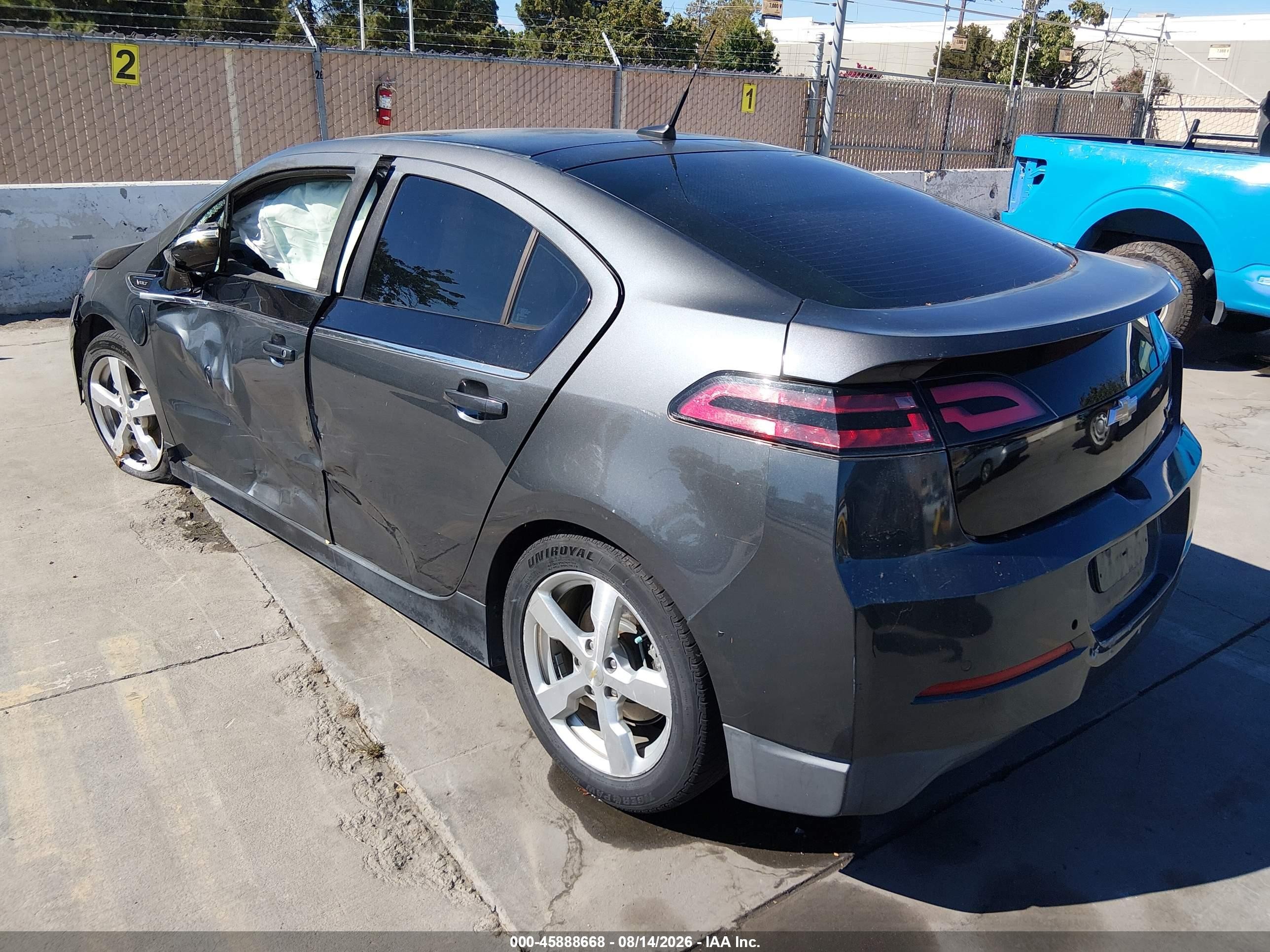 2011 Chevrolet Volt   Черный vin: 1G1RD6E46BU101879