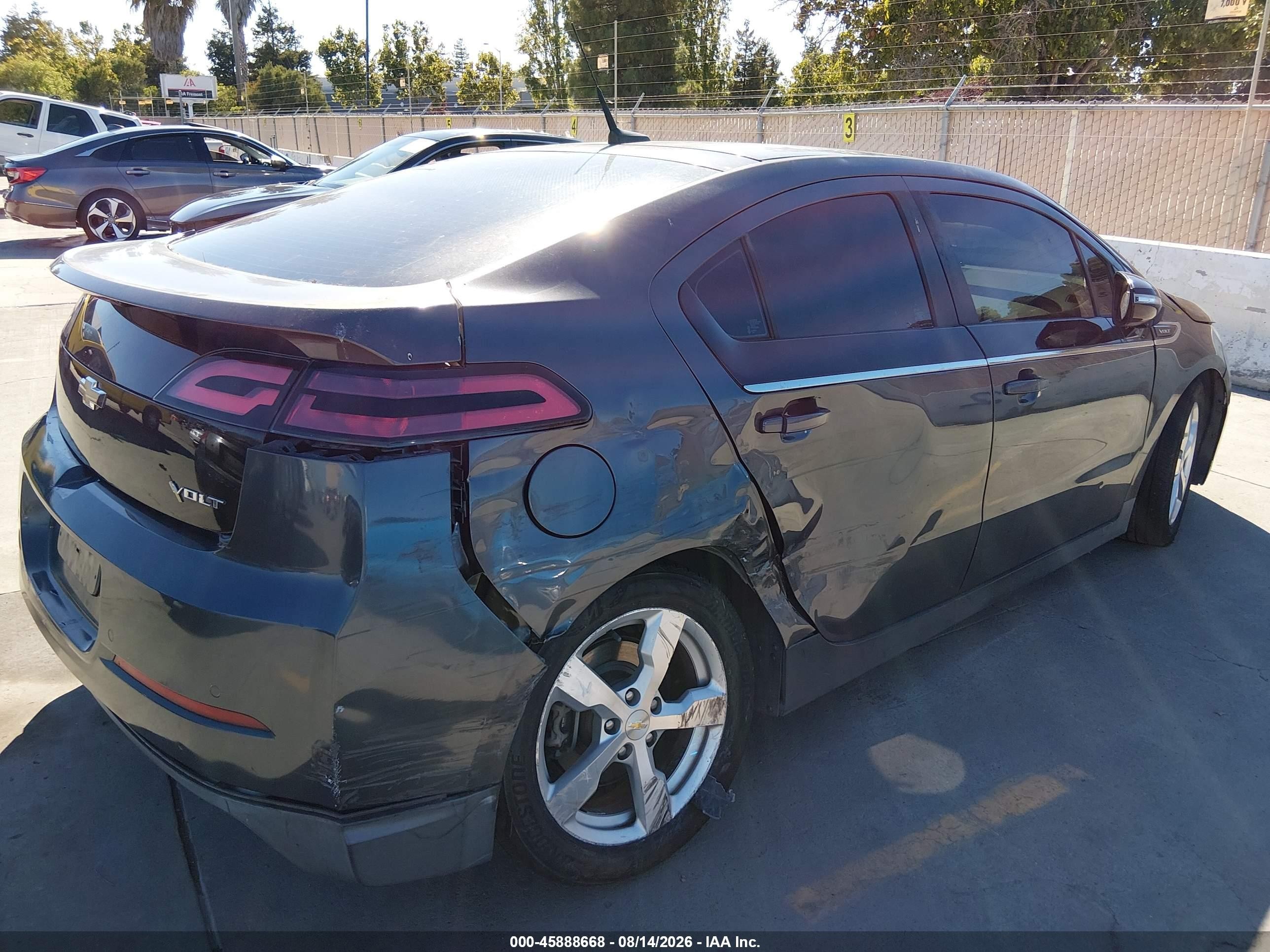 2011 Chevrolet Volt   Черный vin: 1G1RD6E46BU101879