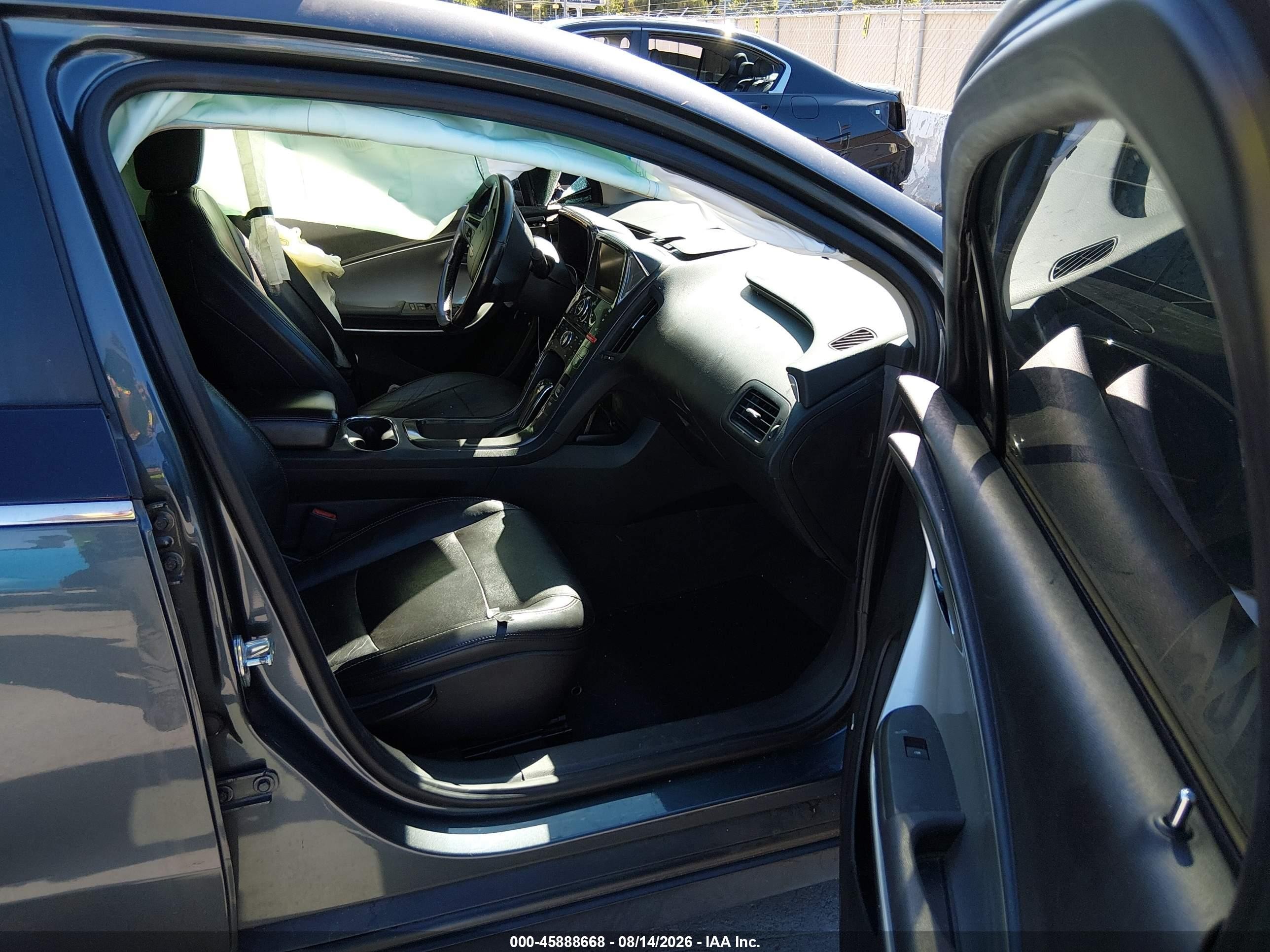 2011 Chevrolet Volt   Черный vin: 1G1RD6E46BU101879