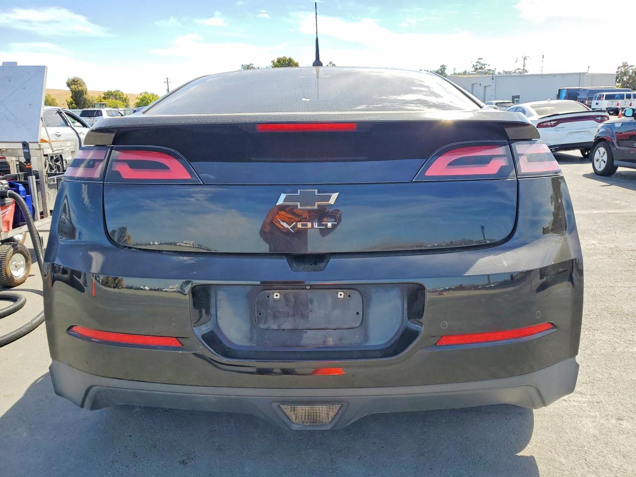 2011 Chevrolet Volt Black vin: 1G1RD6E46BU102482