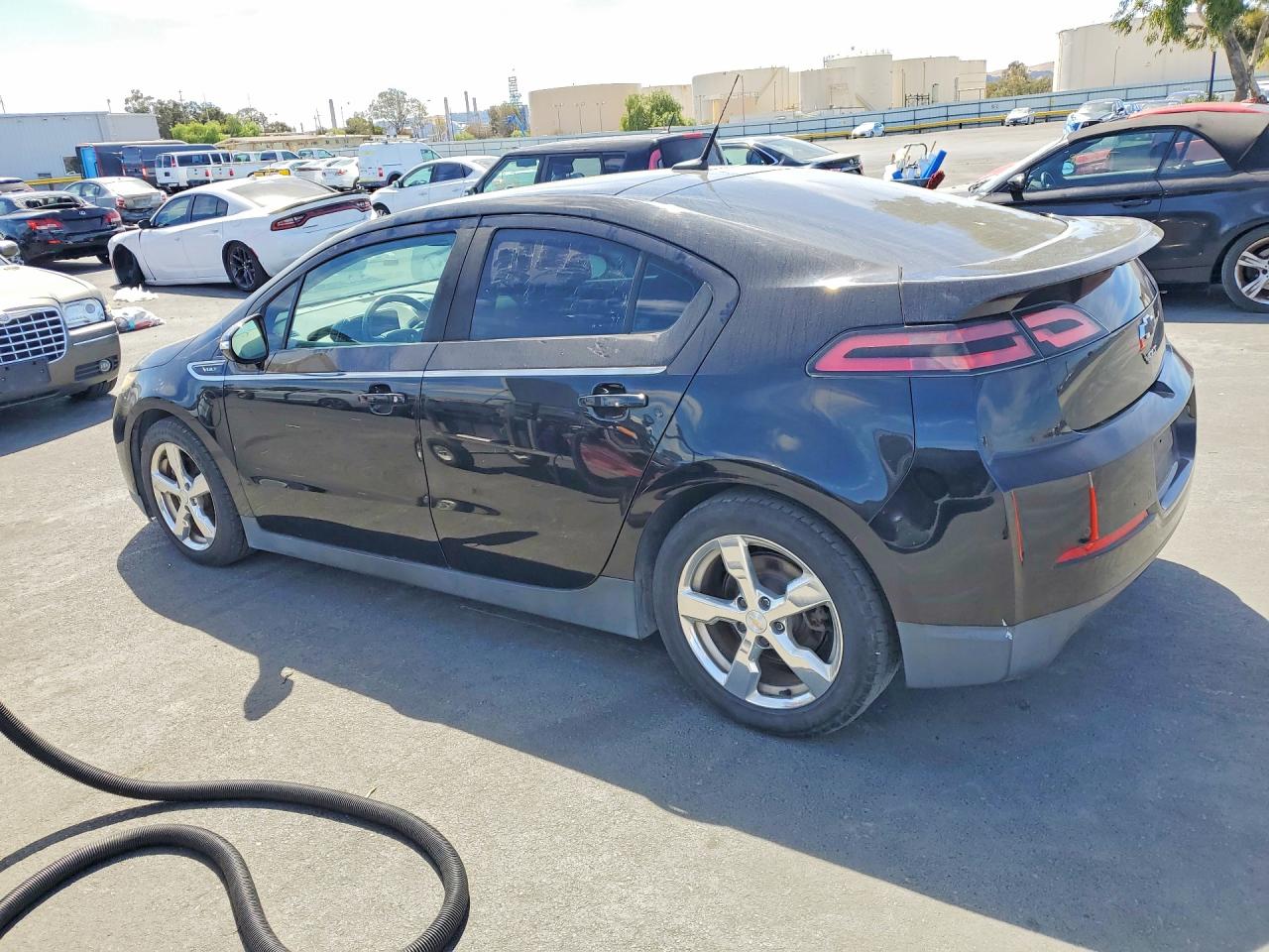 2011 Chevrolet Volt Black vin: 1G1RD6E46BU102482