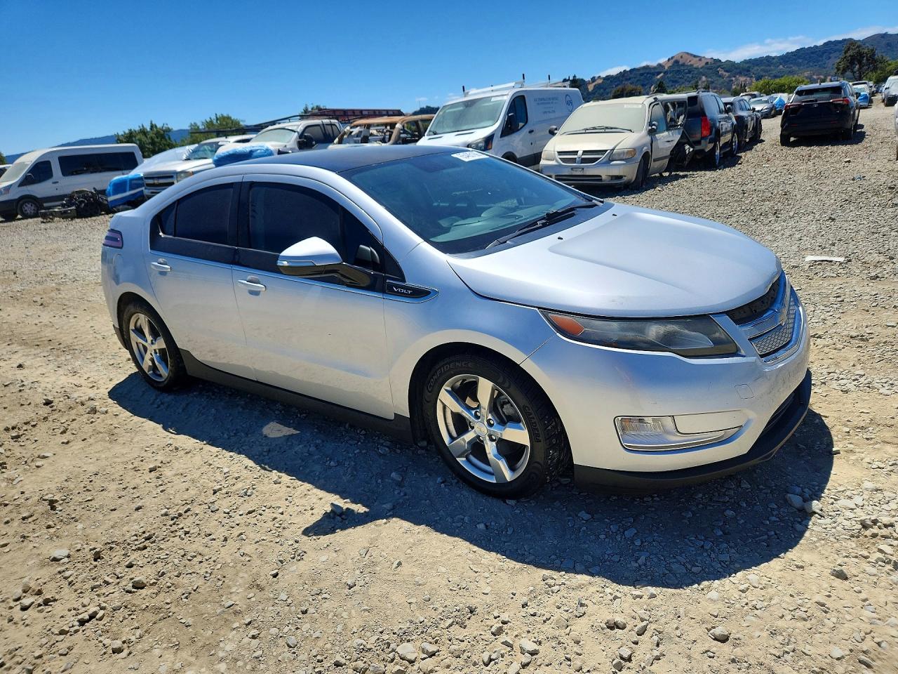 2012 Chevrolet Volt Silver vin: 1G1RD6E46CU100202