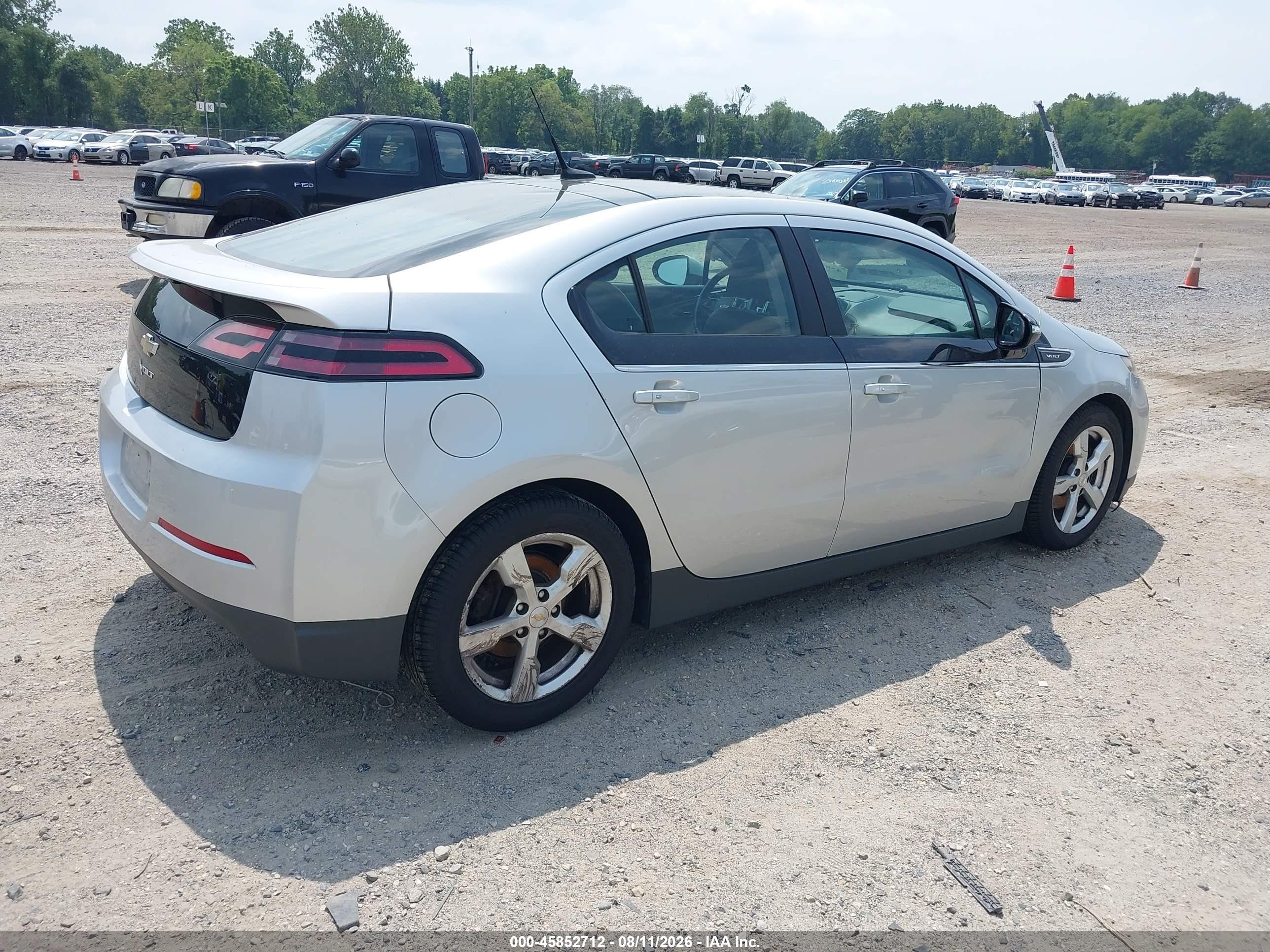 2012 Chevrolet Volt Silver vin: 1G1RD6E46CU101477