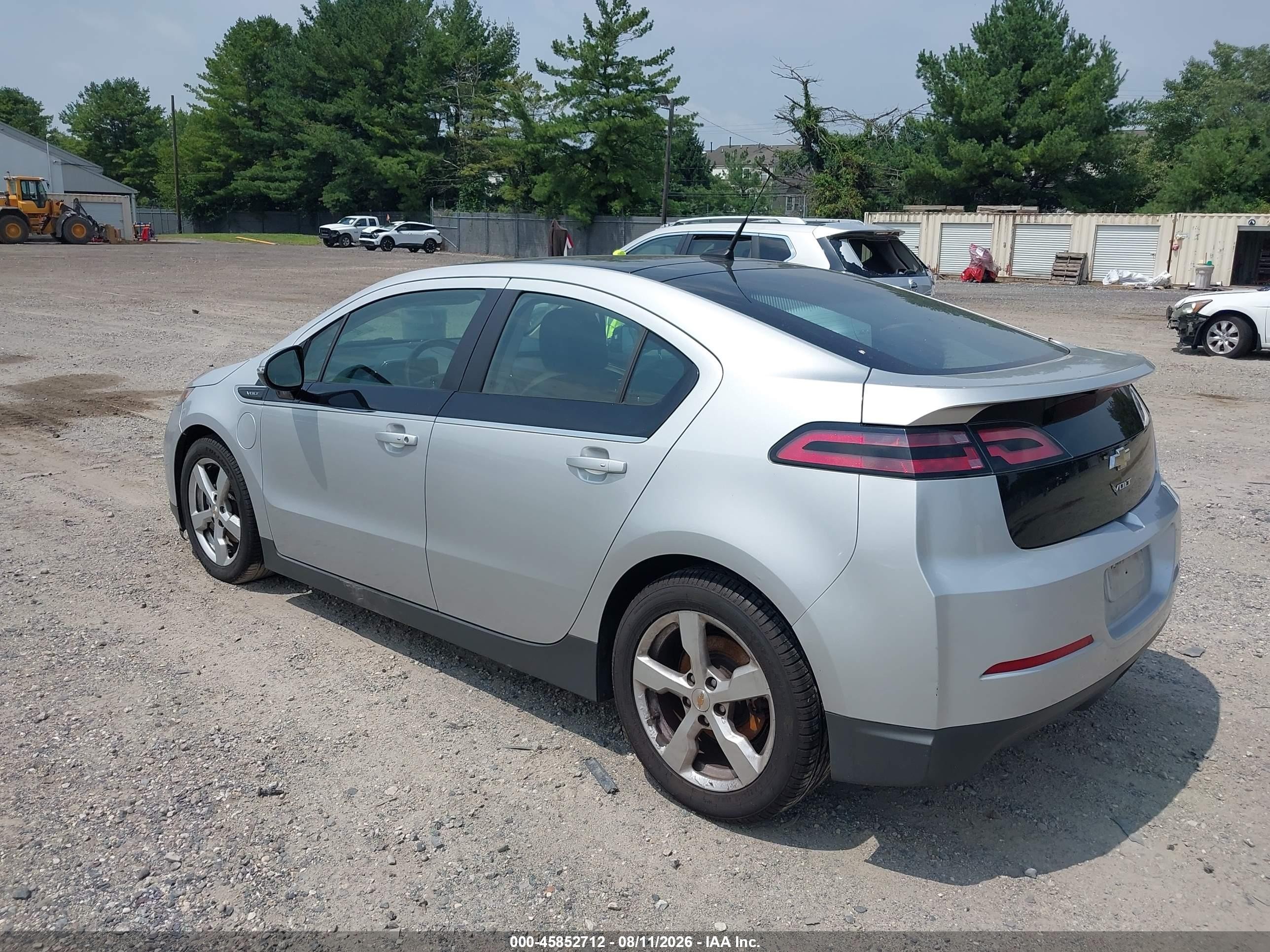 2012 Chevrolet Volt Silver vin: 1G1RD6E46CU101477