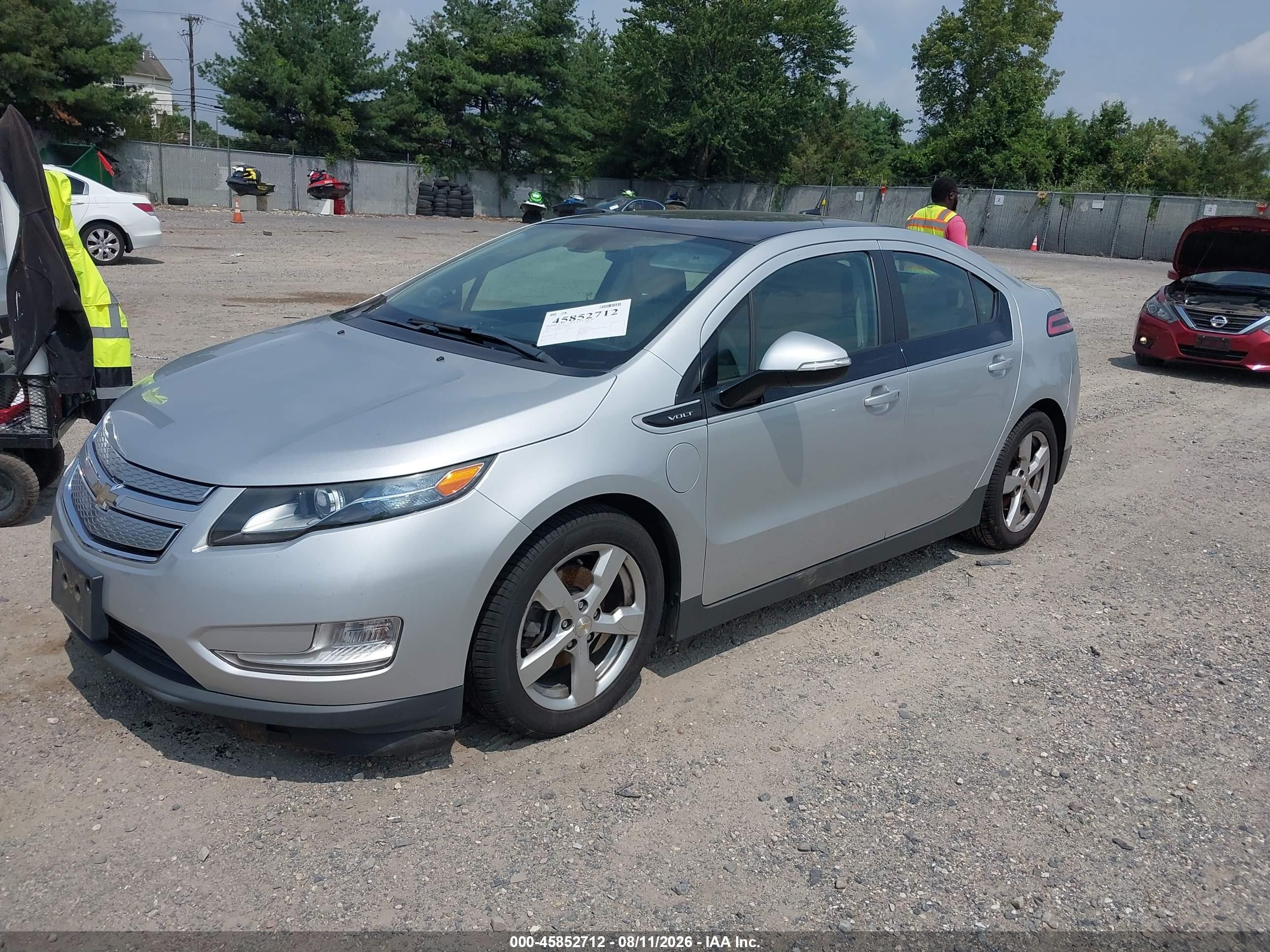 2012 Chevrolet Volt Silver vin: 1G1RD6E46CU101477
