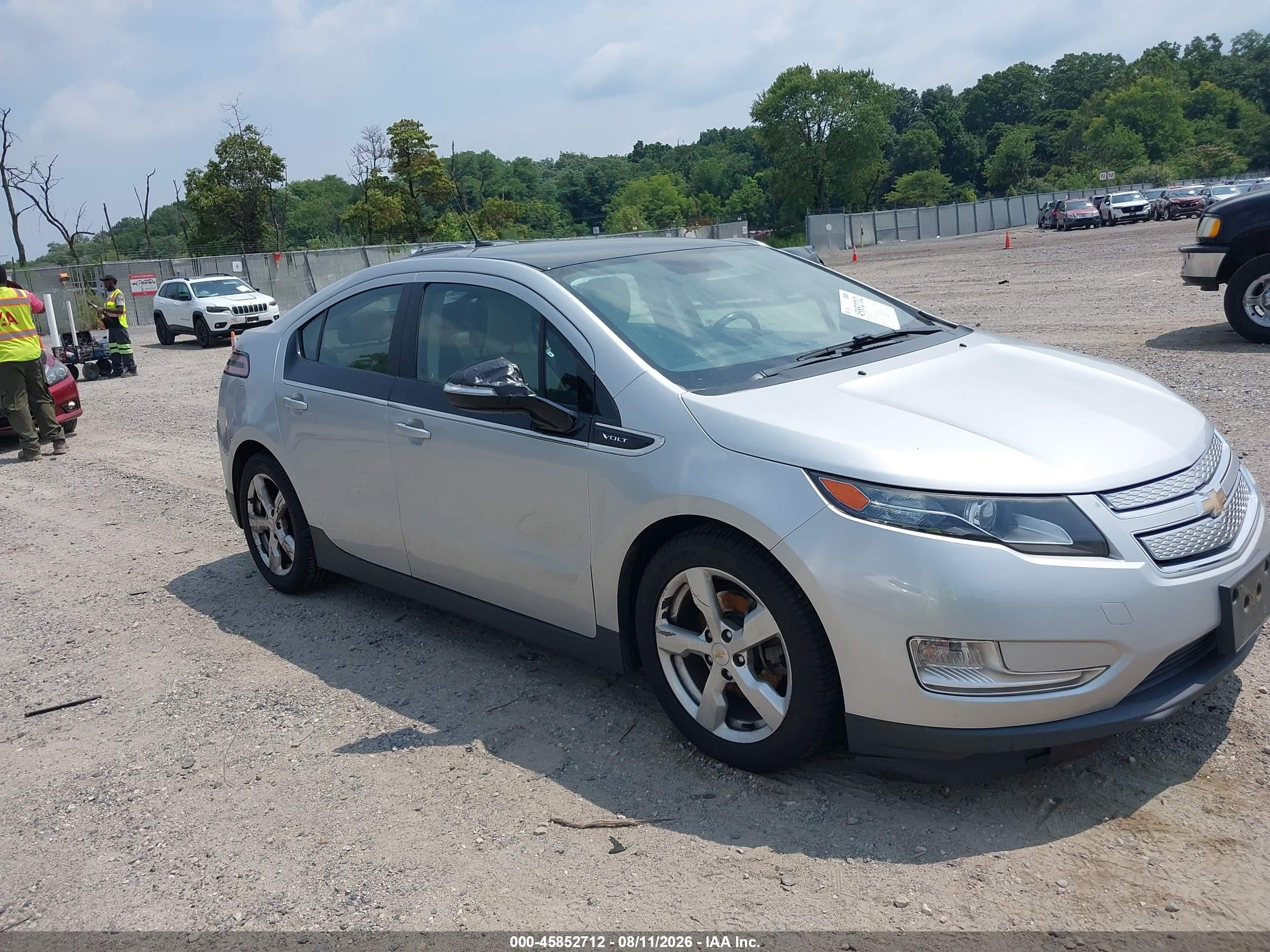 2012 Chevrolet Volt   Silver vin: 1G1RD6E46CU101477