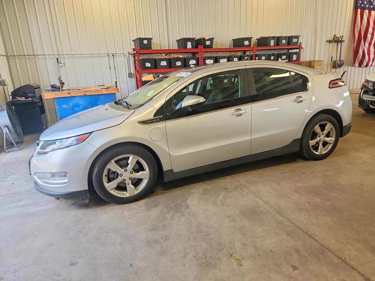 2012 Chevrolet Volt Серебряный vin: 1G1RD6E46CU109272