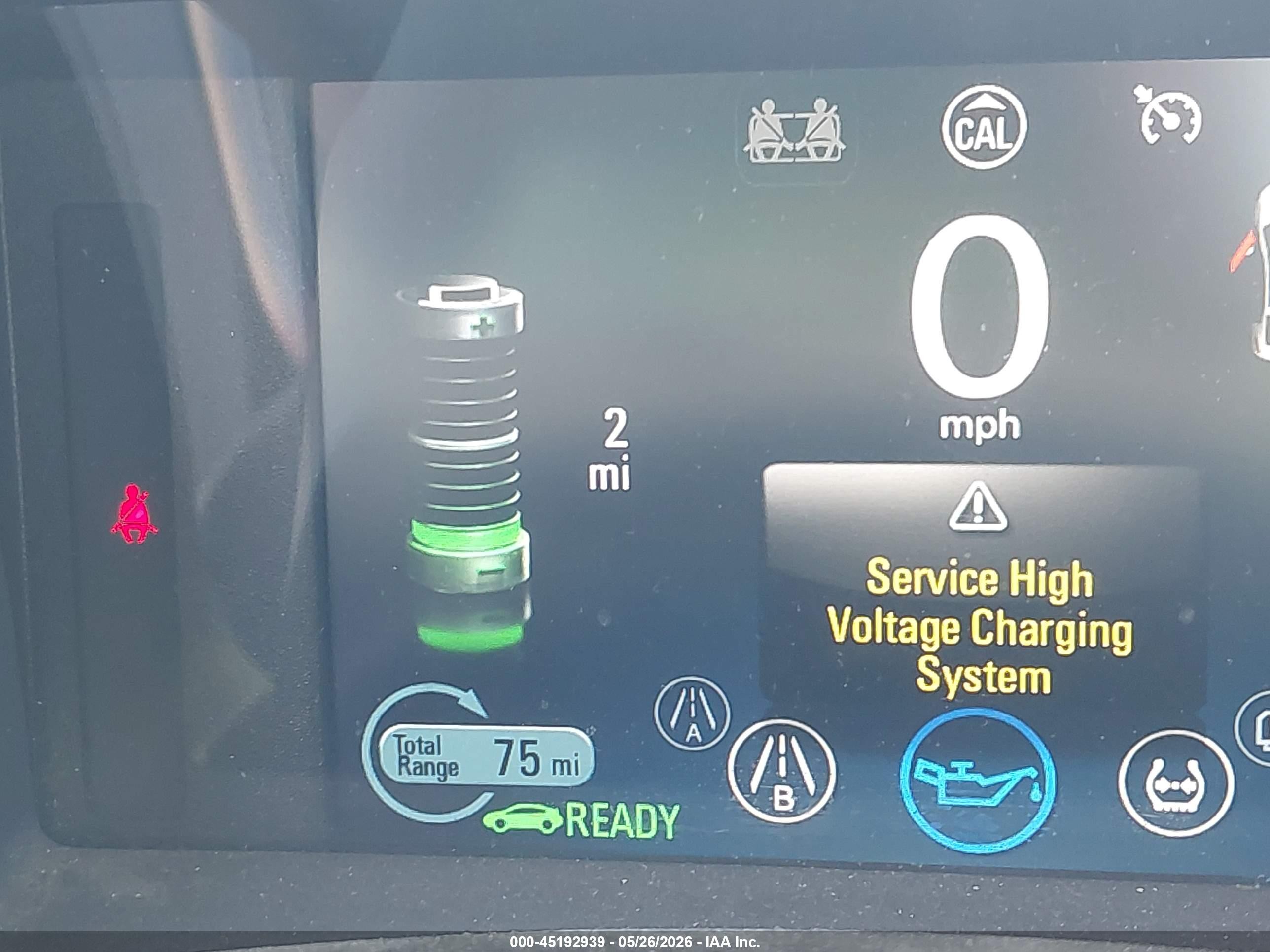2012 Chevrolet Volt Red vin: 1G1RD6E46CU113841