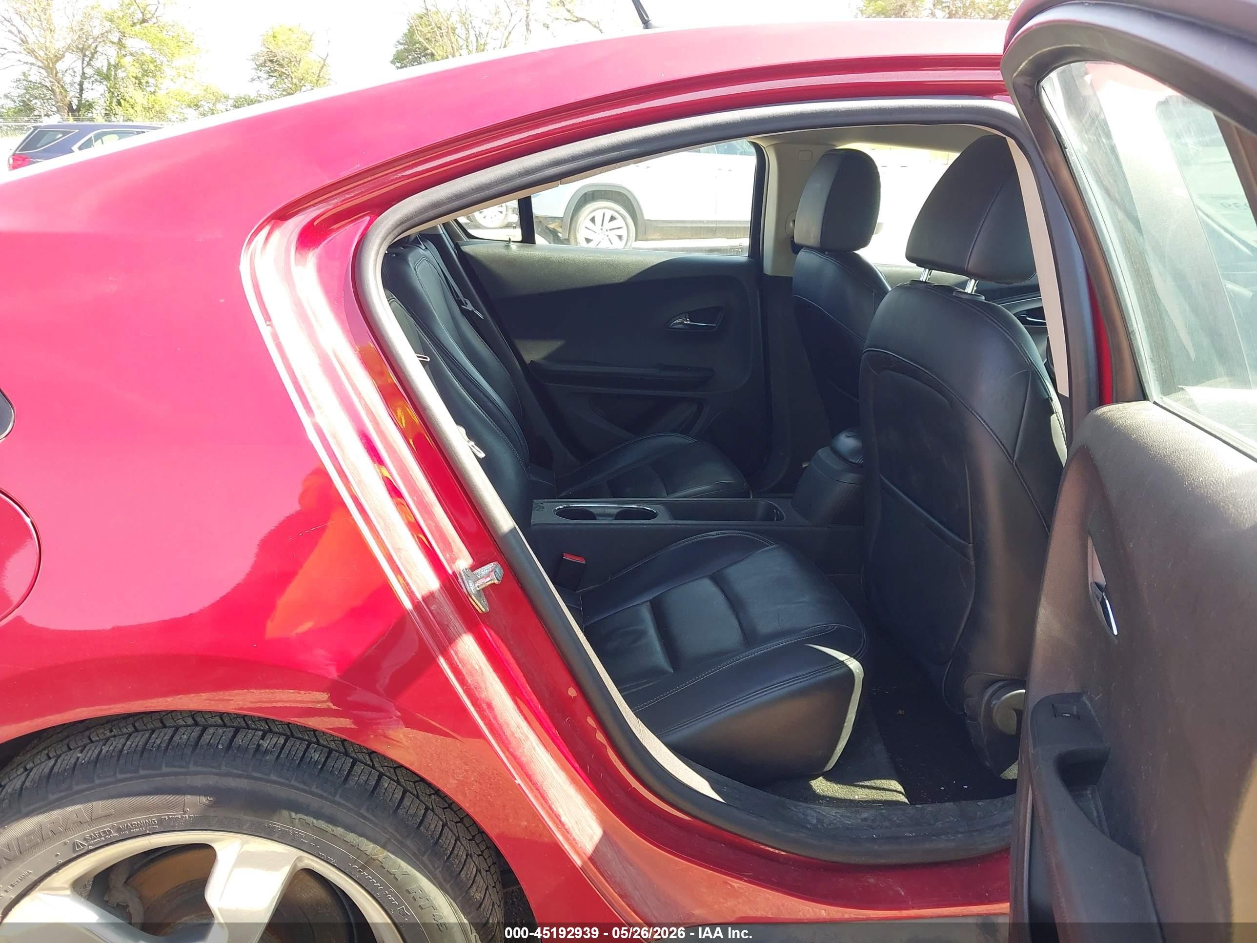 2012 Chevrolet Volt Red vin: 1G1RD6E46CU113841