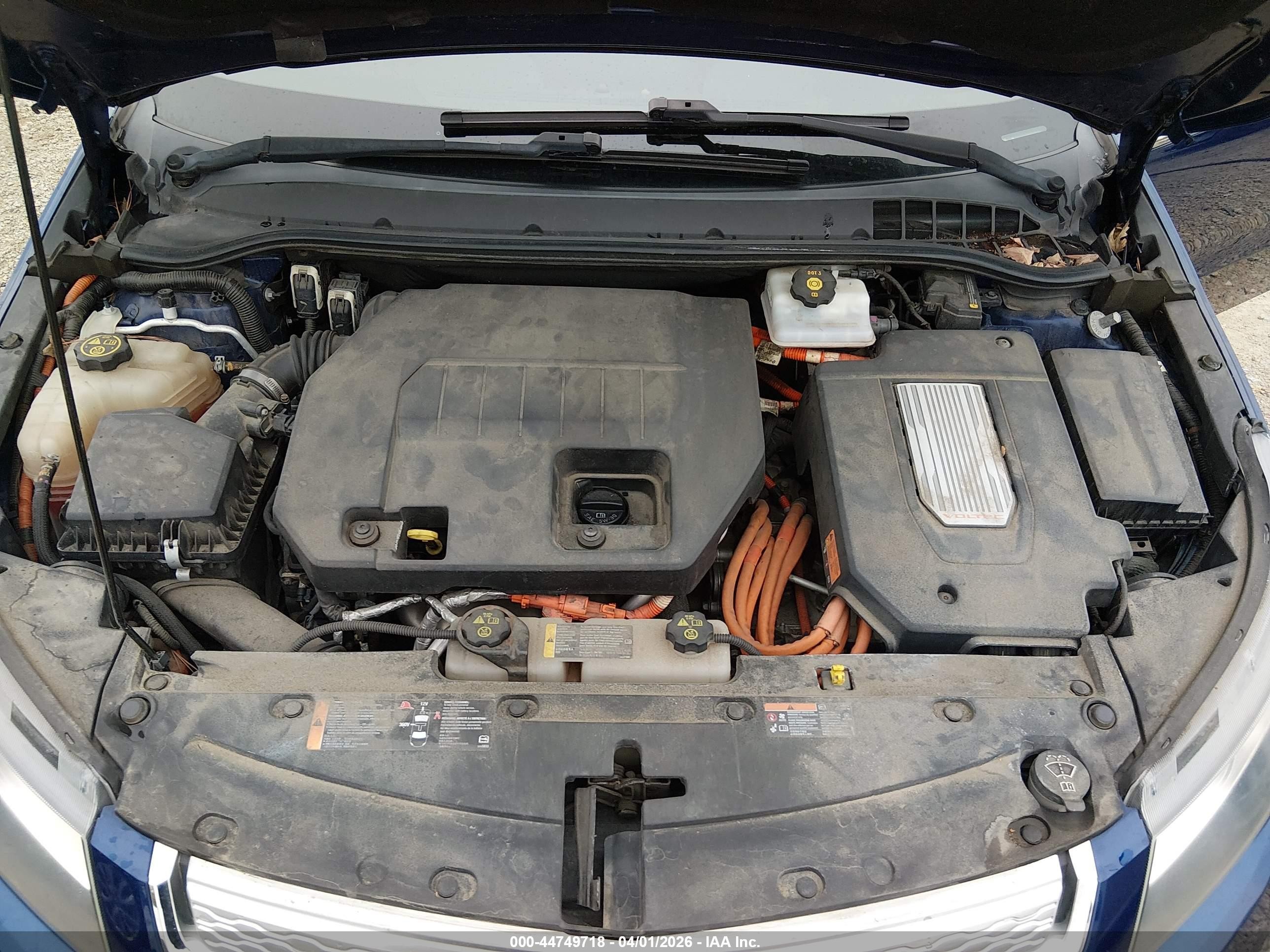 2013 Chevrolet Volt   Blue vin: 1G1RD6E46DU109533