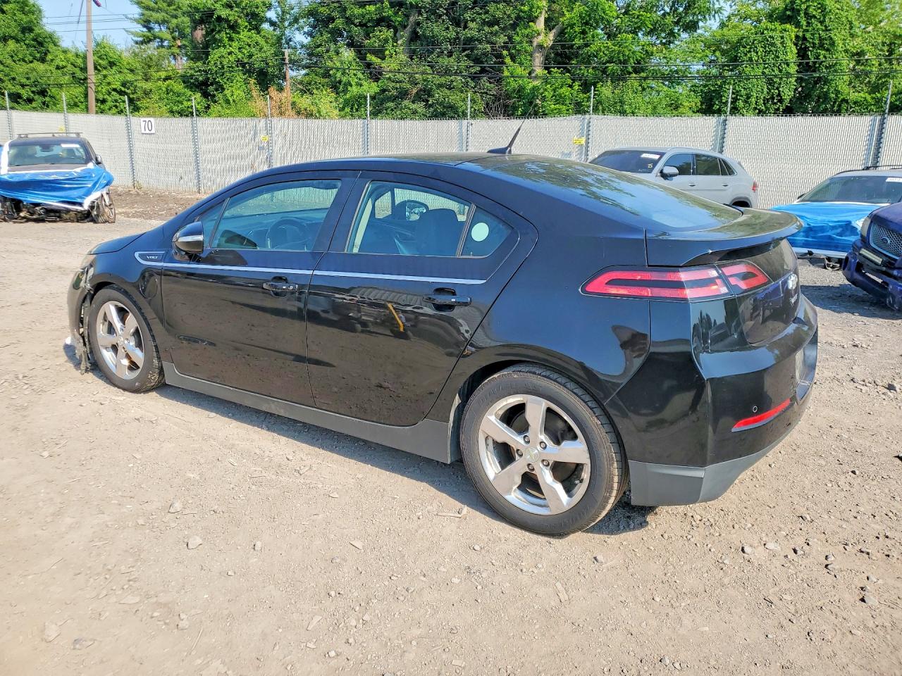 2012 Chevrolet Volt Black vin: 1G1RD6E47CU124105
