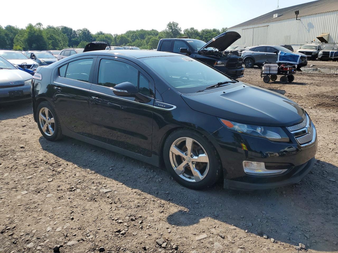 2012 Chevrolet Volt Black vin: 1G1RD6E47CU124105