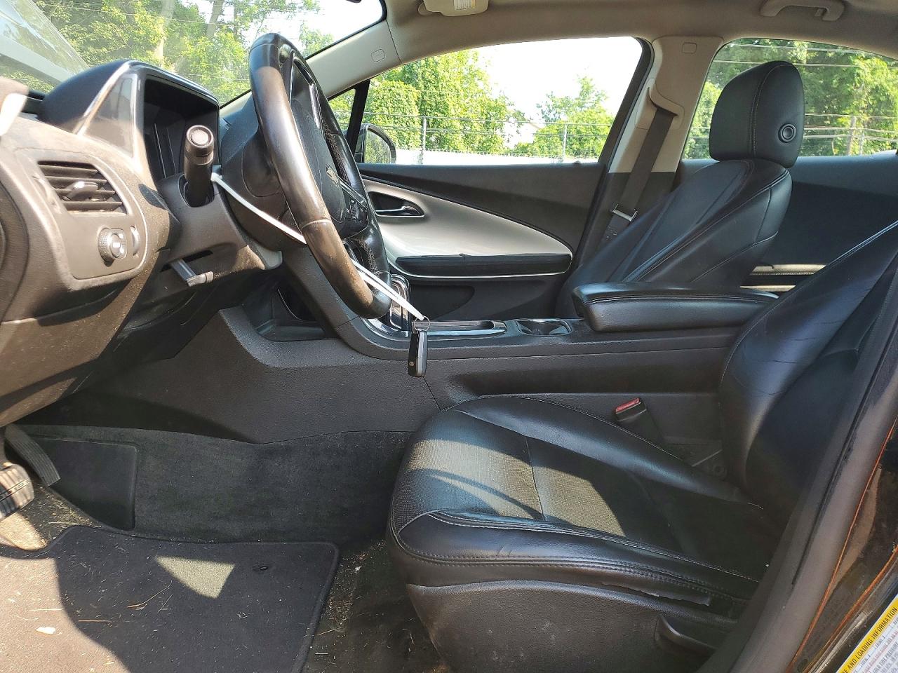 2012 Chevrolet Volt Black vin: 1G1RD6E47CU124105