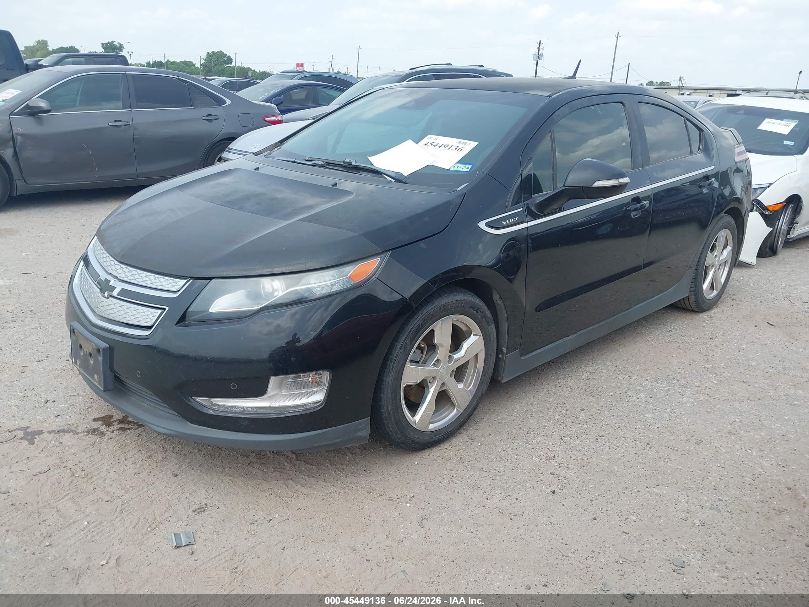 2013 Chevrolet Volt   Black vin: 1G1RD6E47DU122971
