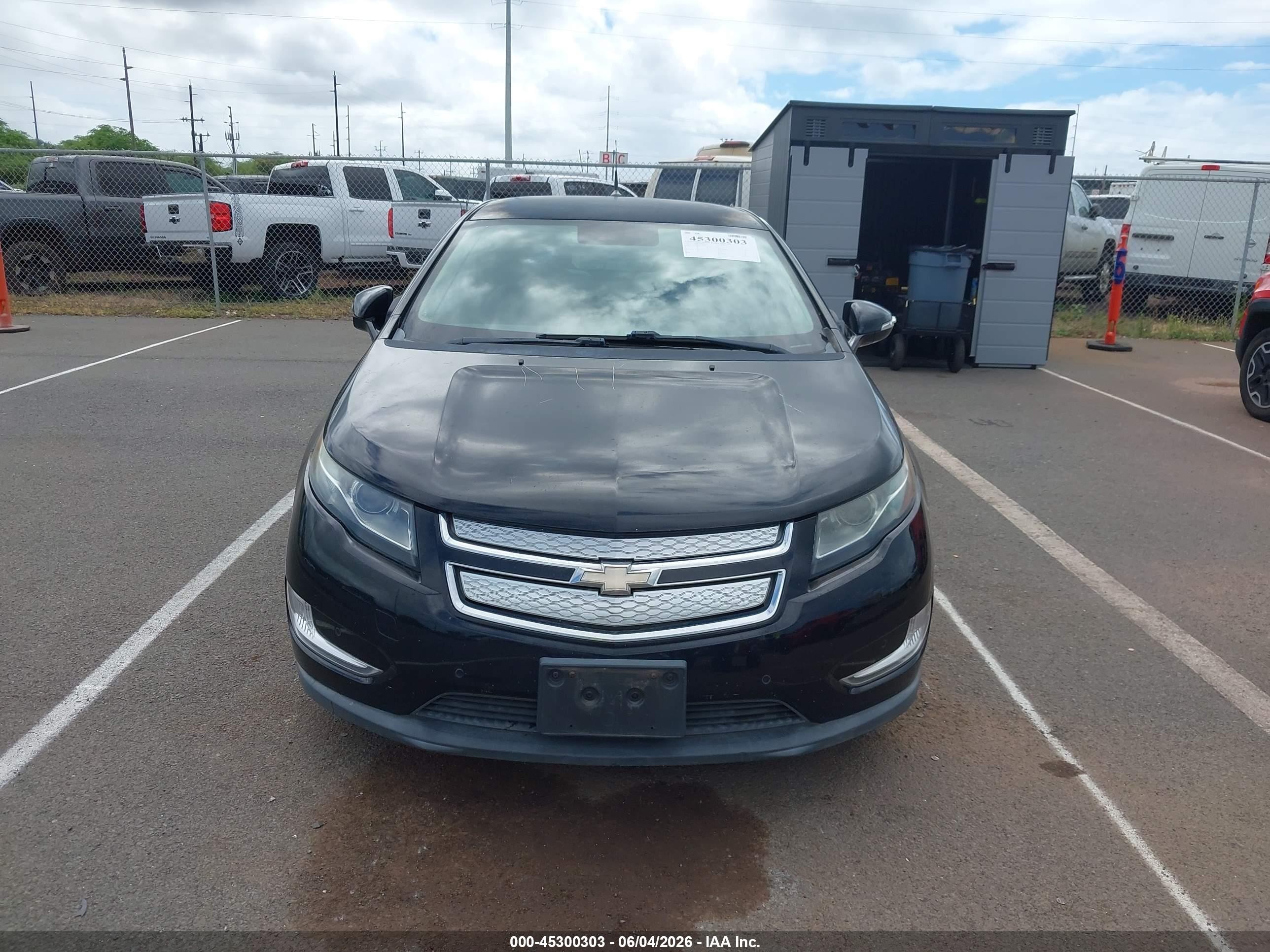 2012 Chevrolet Volt   Black vin: 1G1RD6E48CU107815