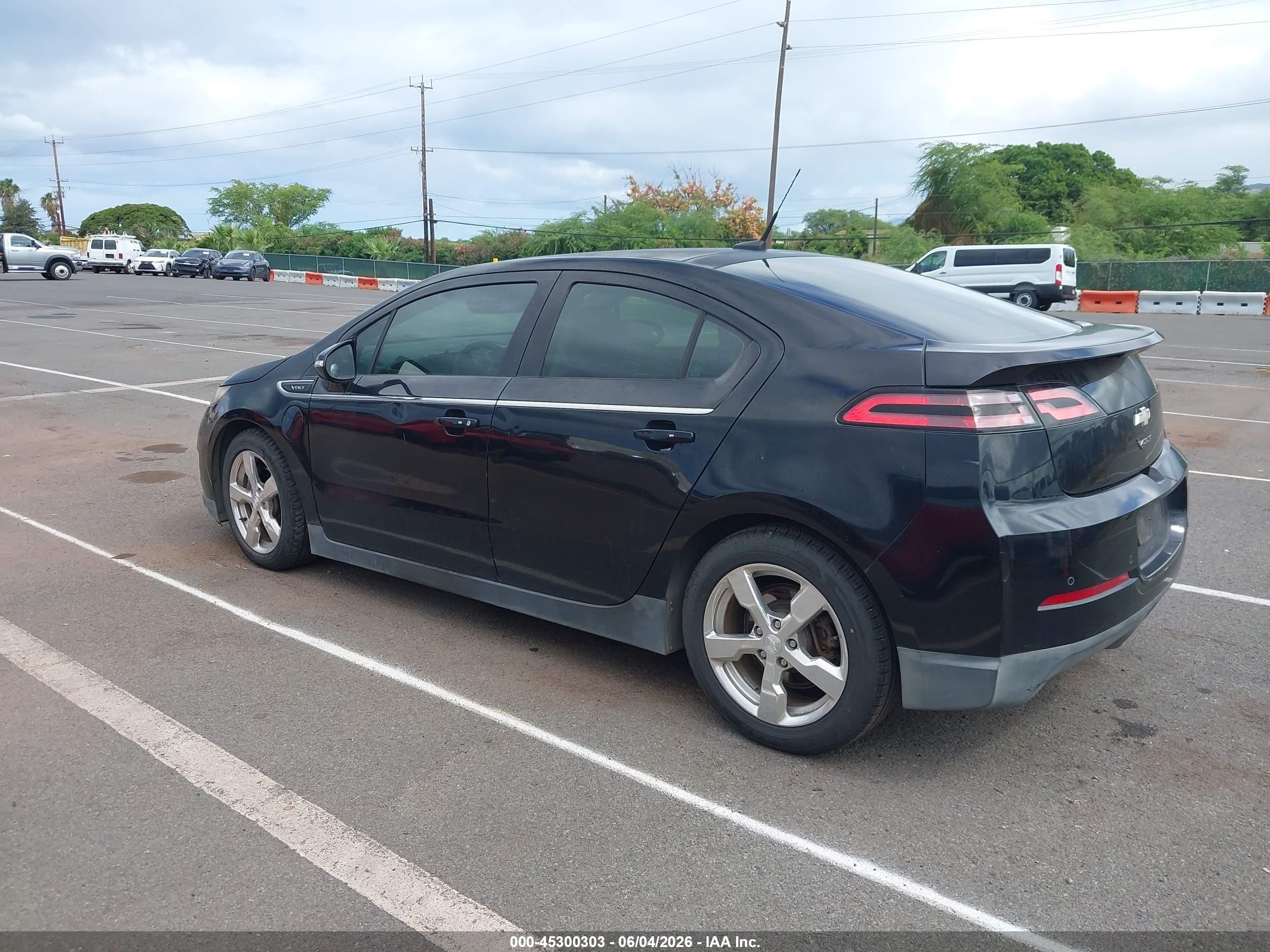 2012 Chevrolet Volt   Black vin: 1G1RD6E48CU107815