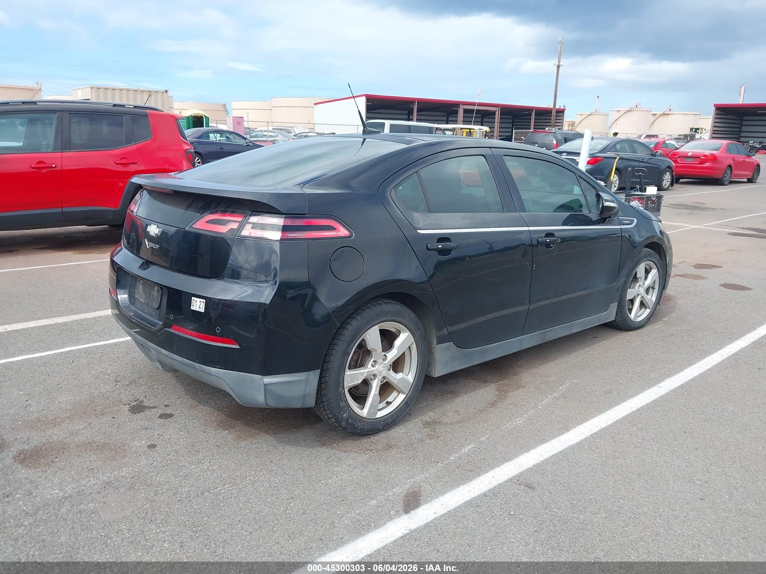 2012 Chevrolet Volt   Black vin: 1G1RD6E48CU107815
