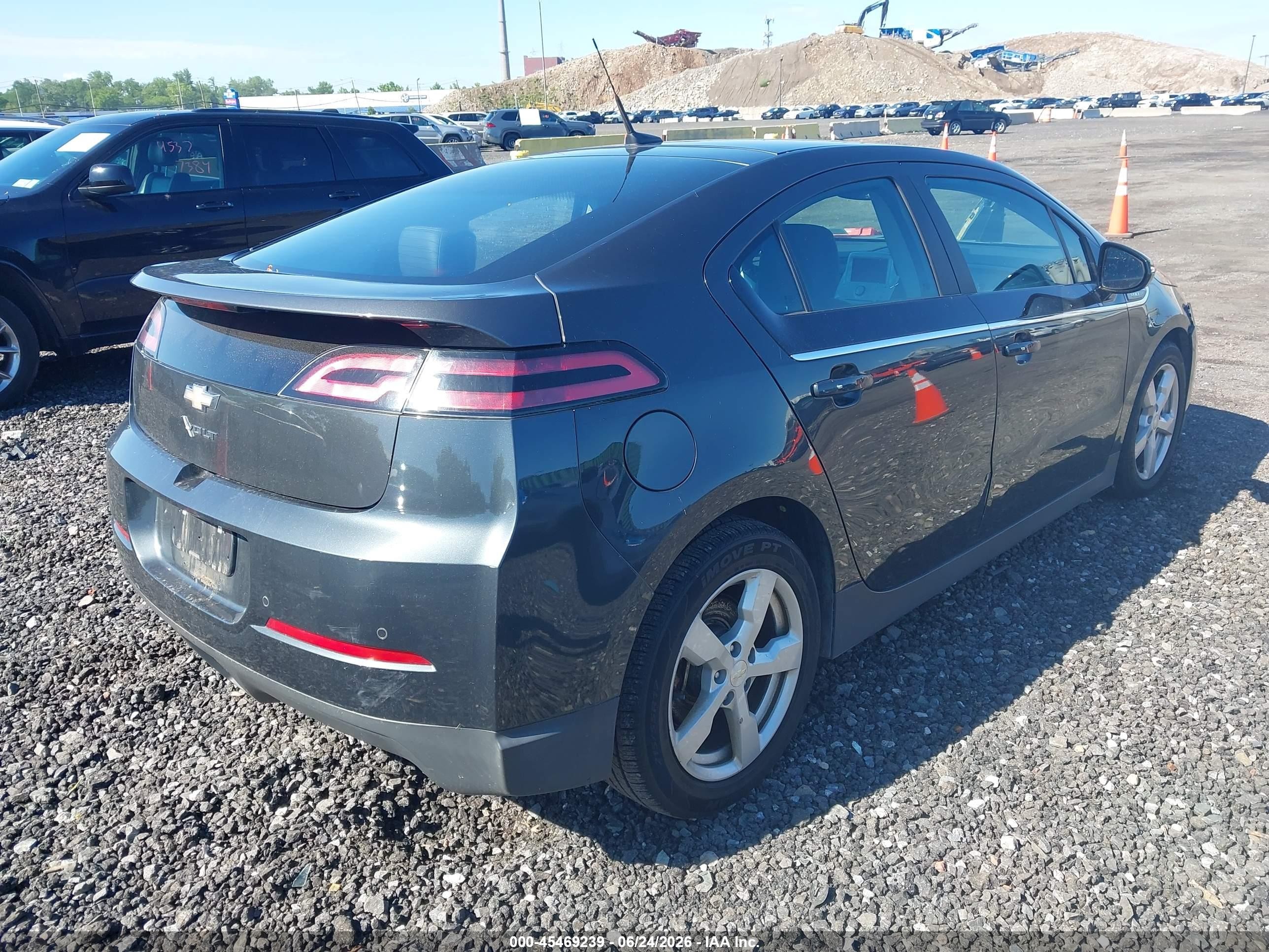2014 Chevrolet Volt   Gray vin: 1G1RD6E48EU156757