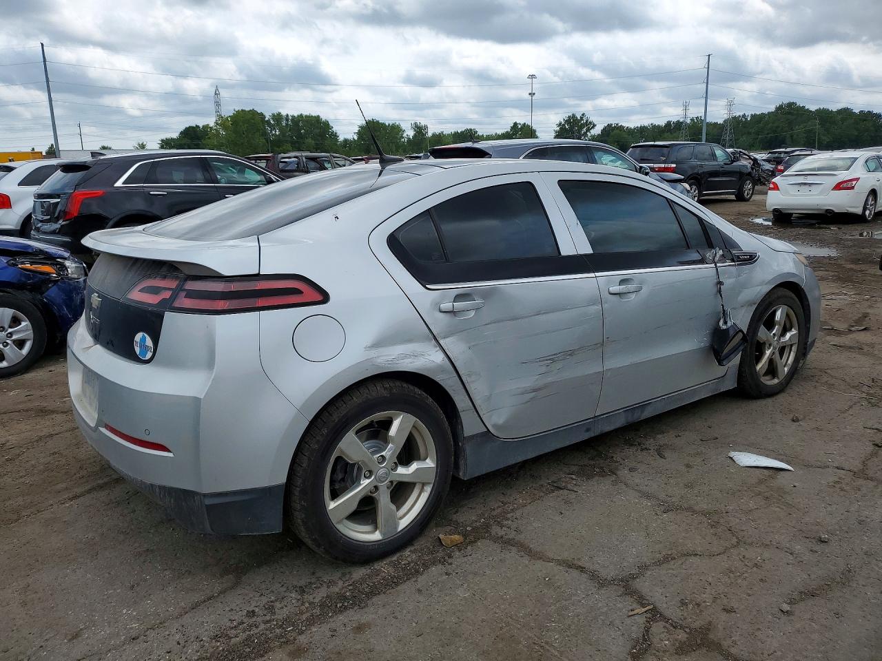 2011 Chevrolet Volt Silver vin: 1G1RD6E49BU100693