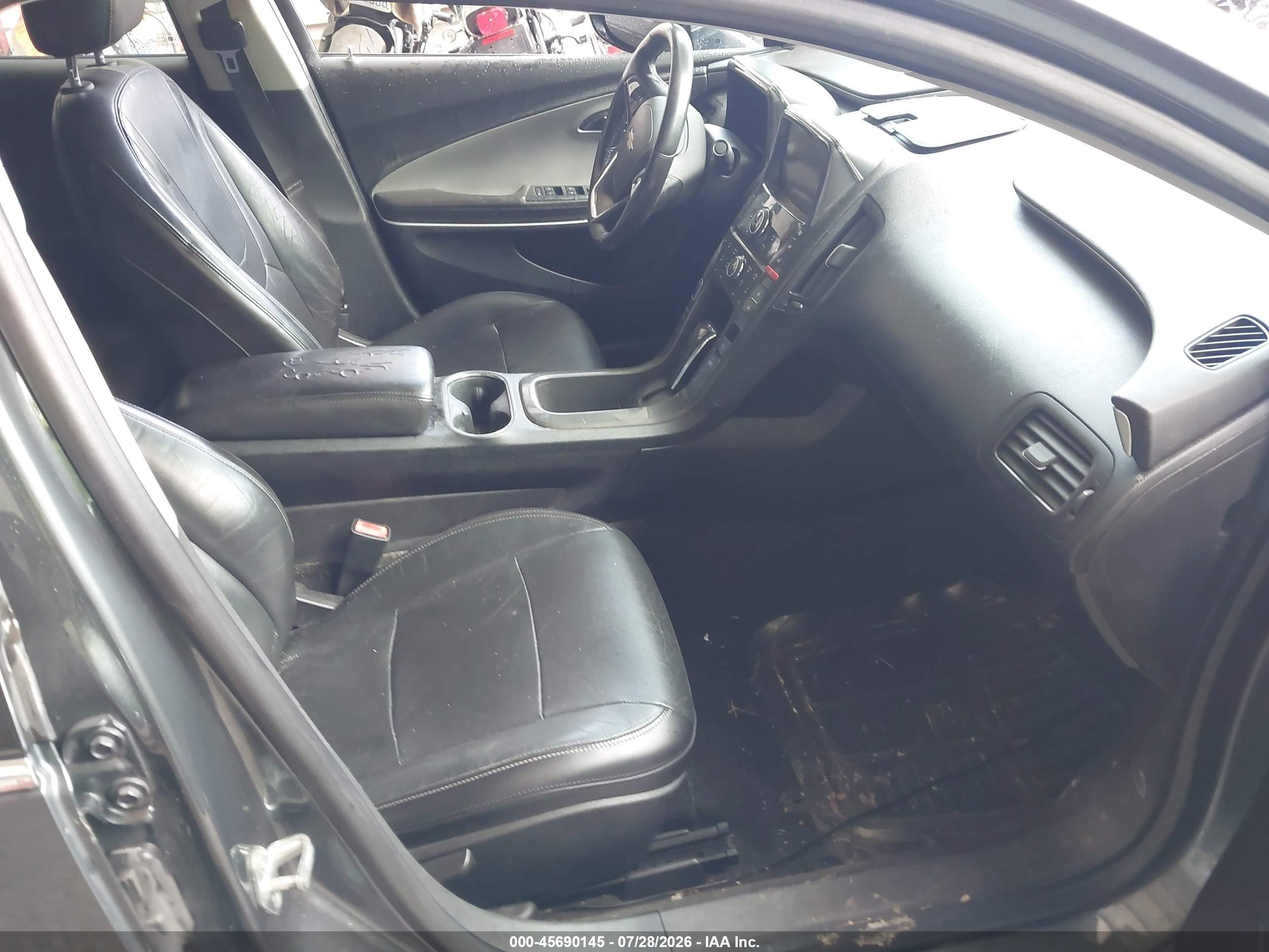 2011 Chevrolet Volt   Черный vin: 1G1RD6E49BU103349