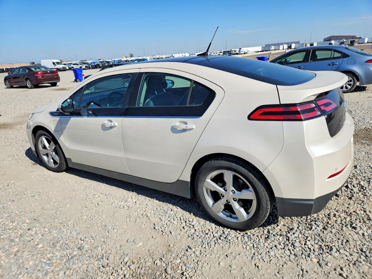 2012 Chevrolet Volt White vin: 1G1RD6E49CU103014